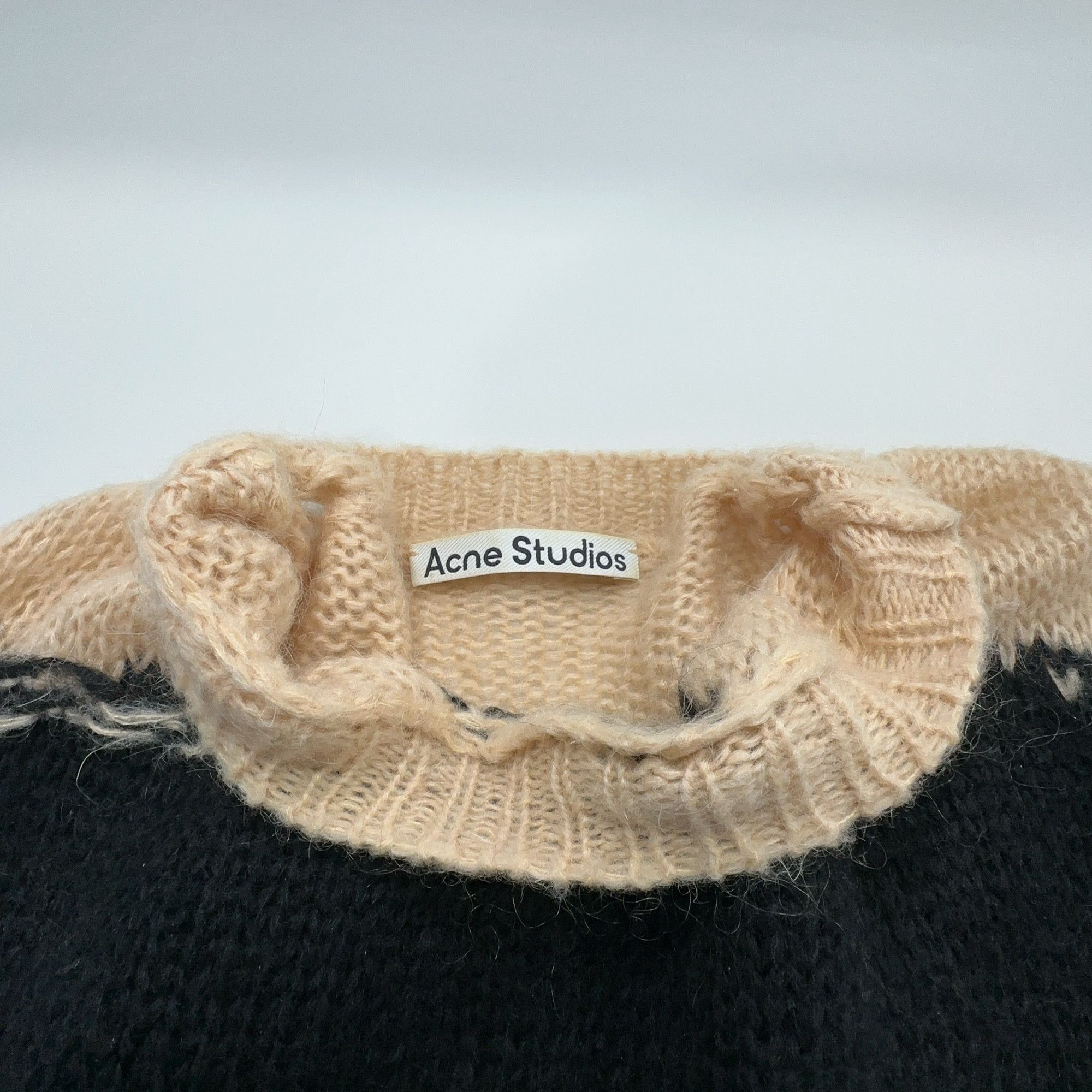 Acne Studios Acne Studios Distressed Striped Mohair Sweater XS Size XS / US 0-2 / IT 36-38 - 6 Thumbnail