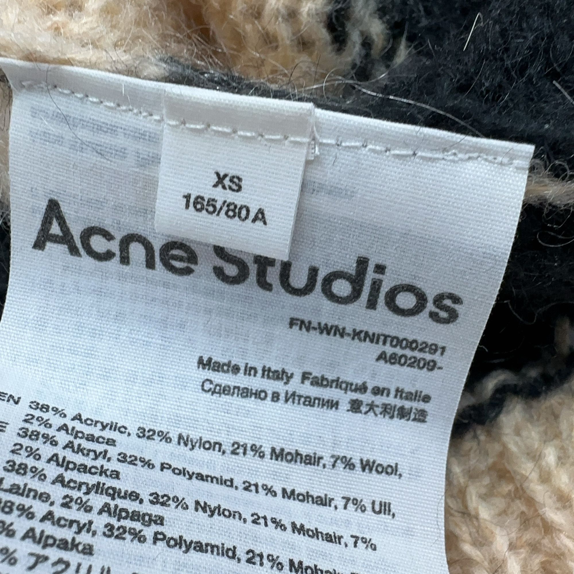 Acne Studios Acne Studios Distressed Striped Mohair Sweater XS Size XS / US 0-2 / IT 36-38 - 4 Thumbnail