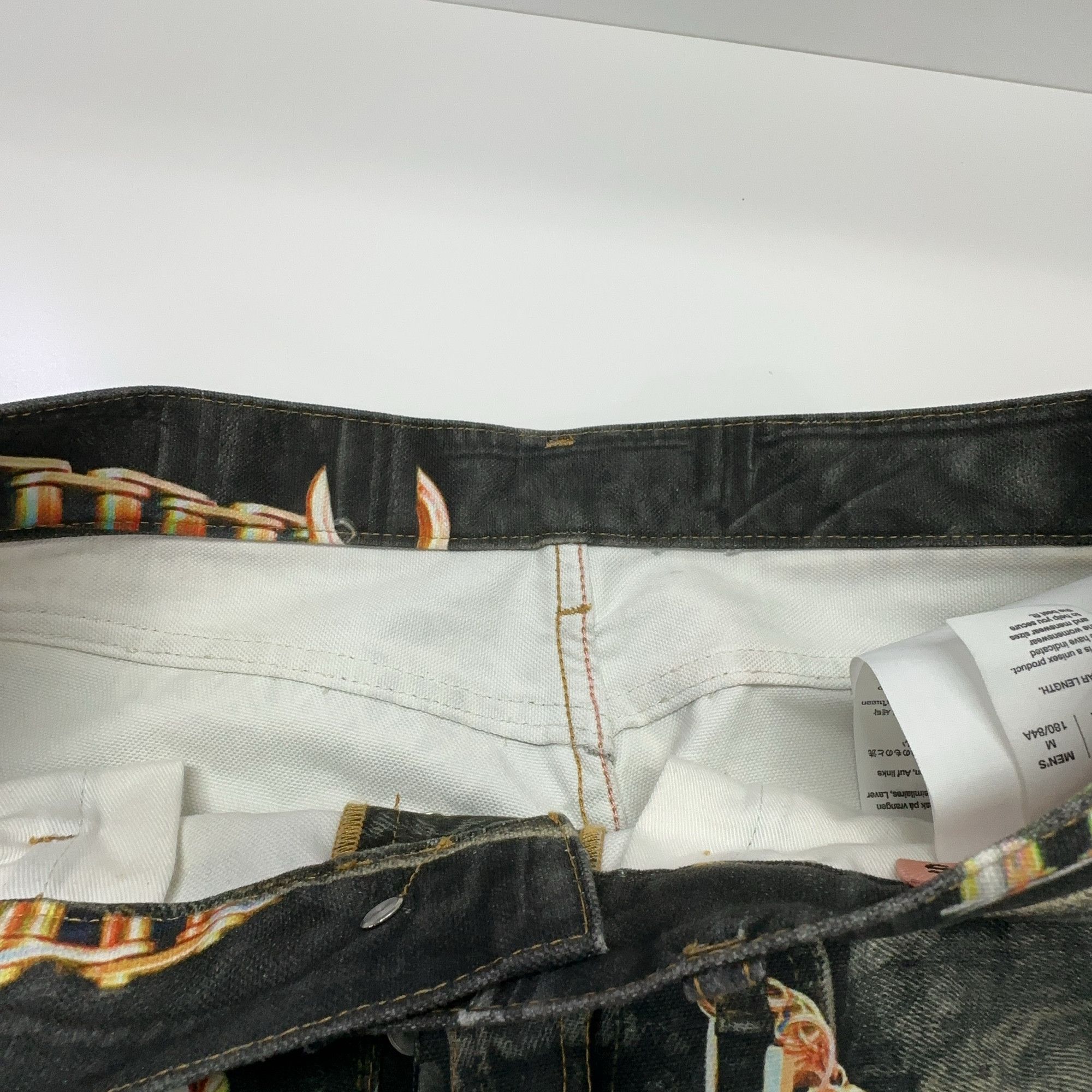 Acne Studios Acne Studios Horse 1981 Chain Print Jeans Size M Size US 32 / EU 48 - 6 Thumbnail