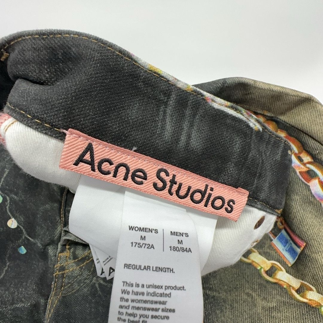 Acne Studios Acne Studios Horse 1981 Chain Print Jeans Size M Size US 32 / EU 48 - 4 Thumbnail