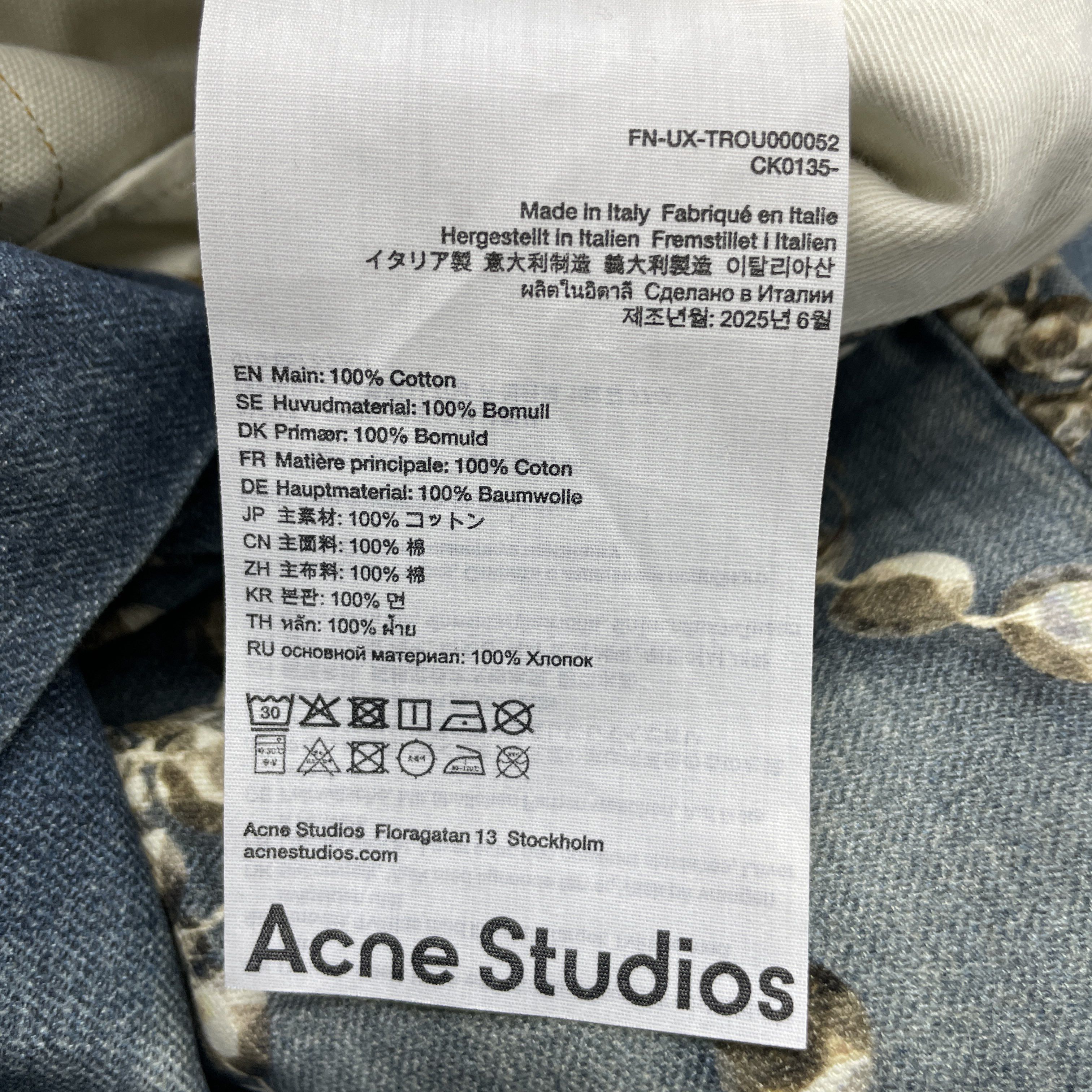 Acne Studios Acne Studios 3D Bear Print 1981 Denim Jeans XS Size US 28 / EU 44 - 5 Thumbnail