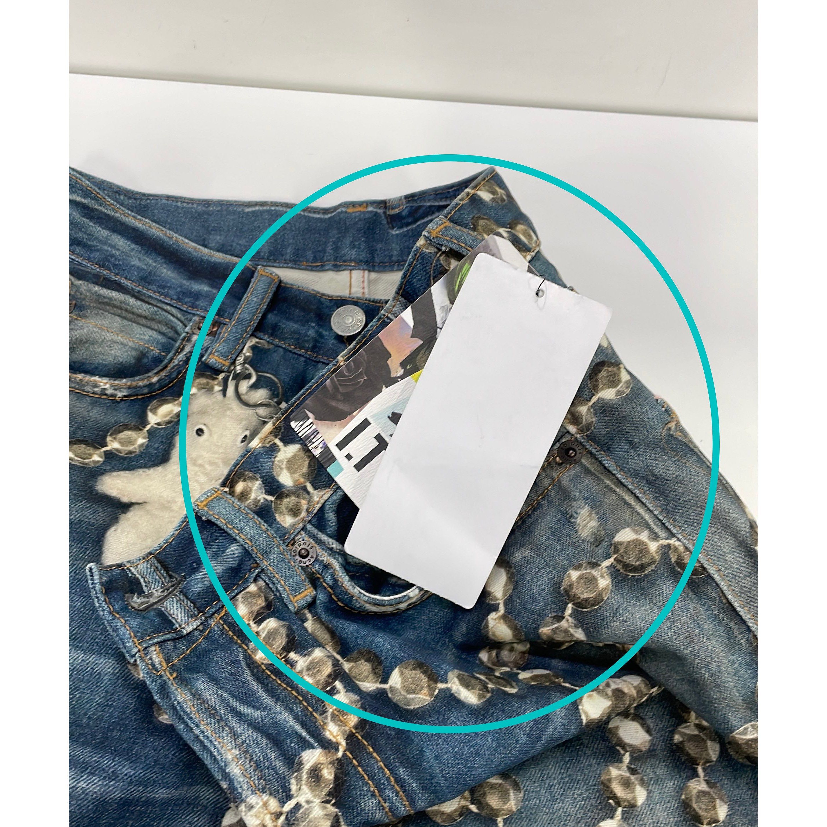 Acne Studios Acne Studios 3D Bear Print 1981 Denim Jeans XS Size US 28 / EU 44 - 7 Thumbnail
