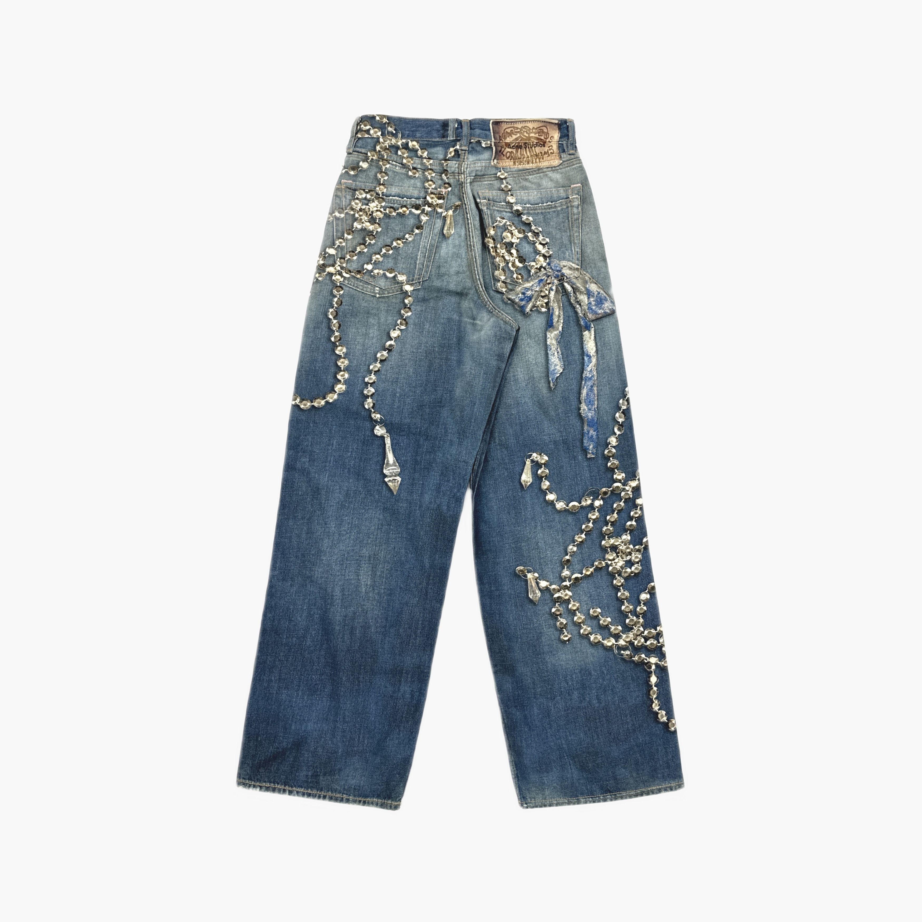 Acne Studios Acne Studios 3D Bear Print 1981 Denim Jeans XS Size US 28 / EU 44 - 3 Thumbnail