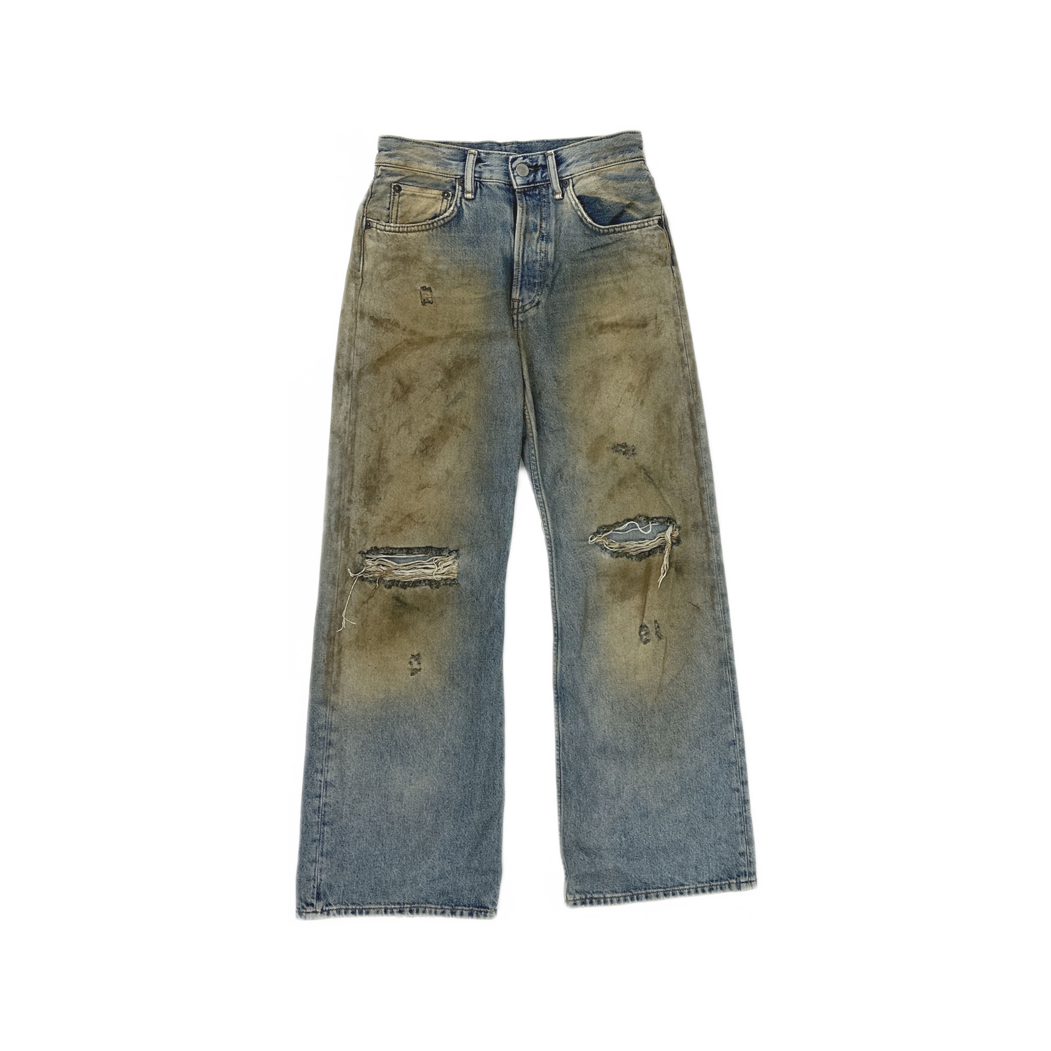 Acne Studios Acne Studios 2021M Distressed Denim Jeans 24 Size US 30 / EU 46 - 2 Thumbnail