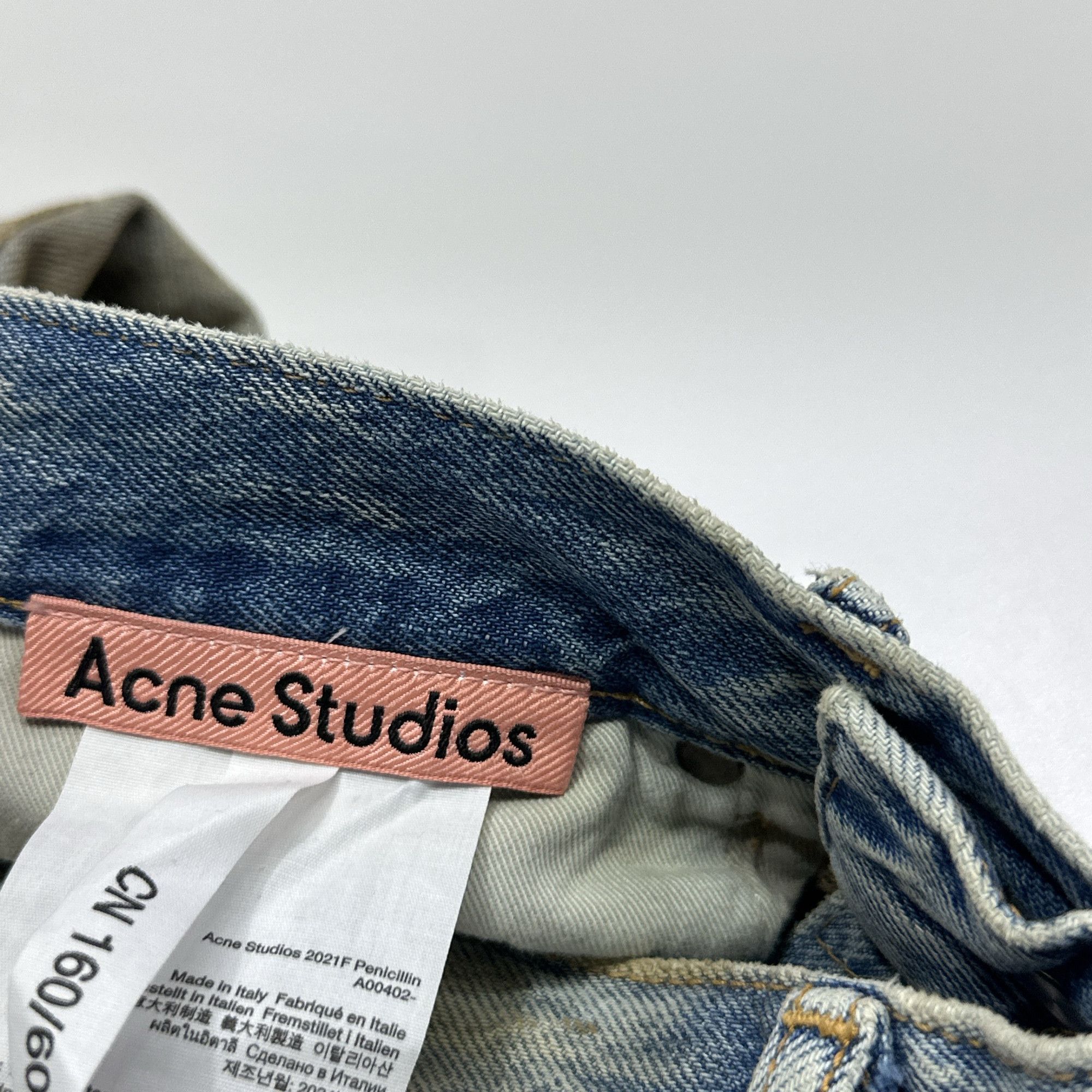 Acne Studios Acne Studios 2021M Distressed Denim Jeans 24 Size US 30 / EU 46 - 5 Thumbnail