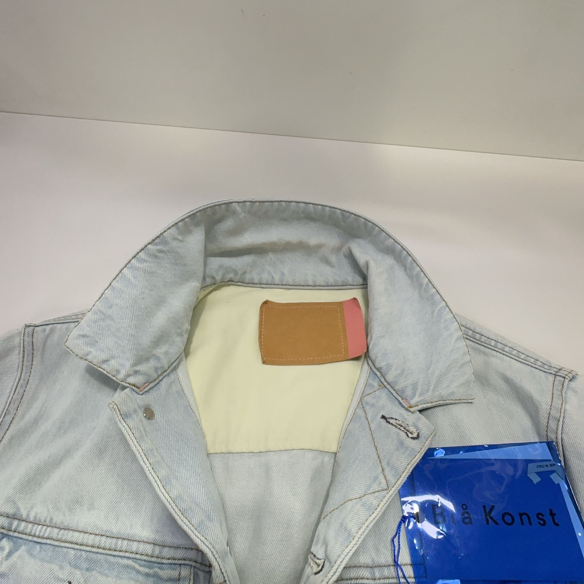 Acne Studios Acne Studios Light Blue Blå Konst Denim Jacket Size 50 Size US M / EU 48-50 / 2 - 9 Thumbnail