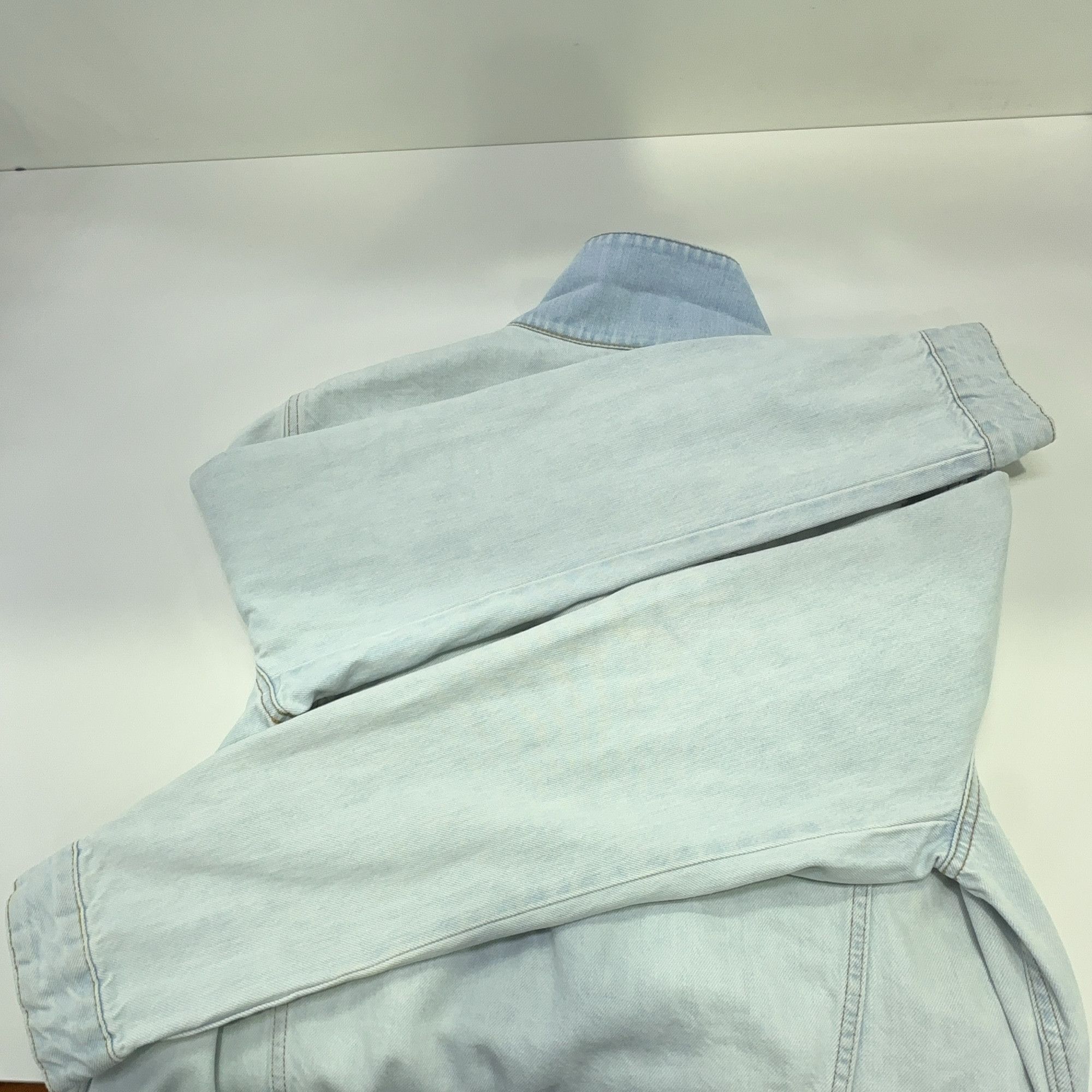 Acne Studios Acne Studios Light Blue Blå Konst Denim Jacket Size 50 Size US M / EU 48-50 / 2 - 15 Thumbnail