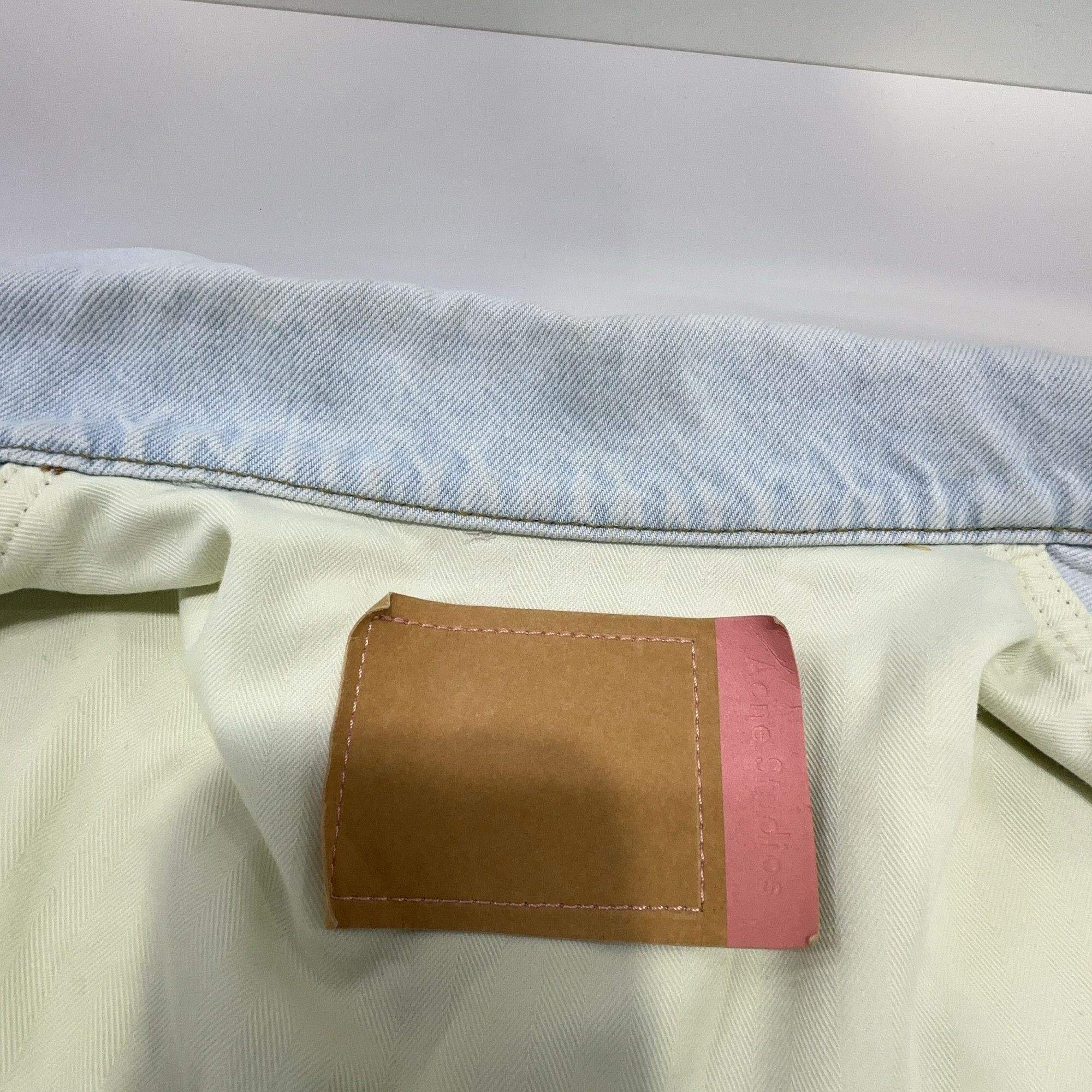 Acne Studios Acne Studios Light Blue Blå Konst Denim Jacket Size 50 Size US M / EU 48-50 / 2 - 4 Thumbnail