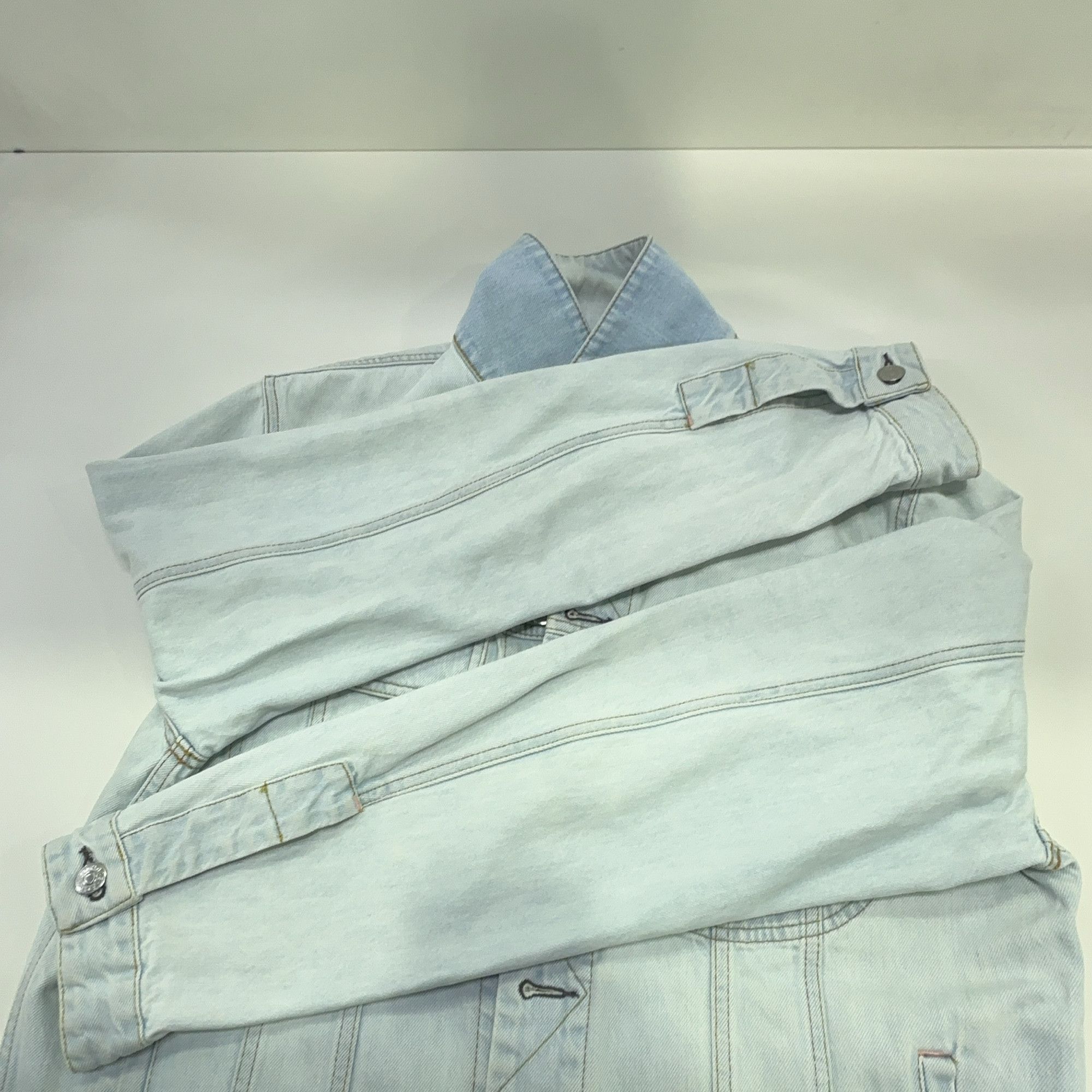 Acne Studios Acne Studios Light Blue Blå Konst Denim Jacket Size 50 Size US M / EU 48-50 / 2 - 12 Thumbnail