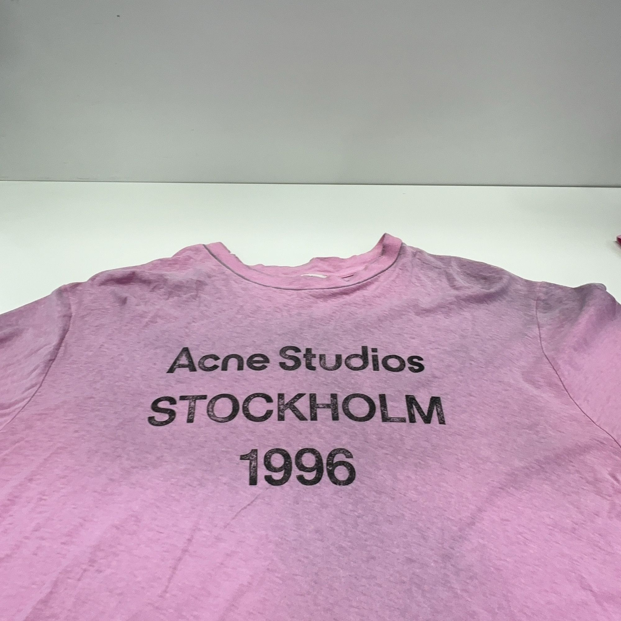 Acne Studios Acne Studios 1996 Logo Long Sleeve T-Shirt Size M Size US M / EU 48-50 / 2 - 7 Thumbnail