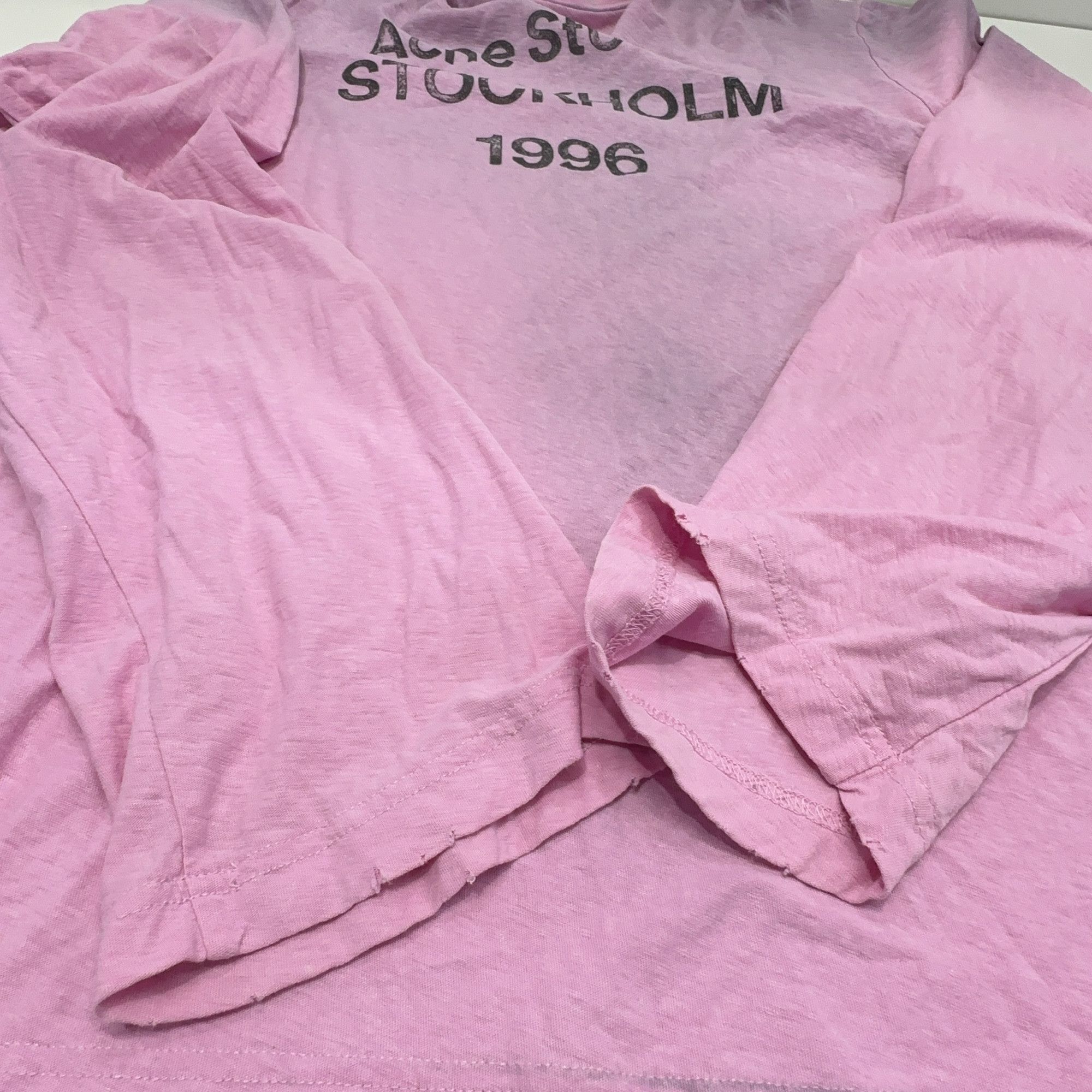 Acne Studios Acne Studios 1996 Logo Long Sleeve T-Shirt Size M Size US M / EU 48-50 / 2 - 10 Thumbnail