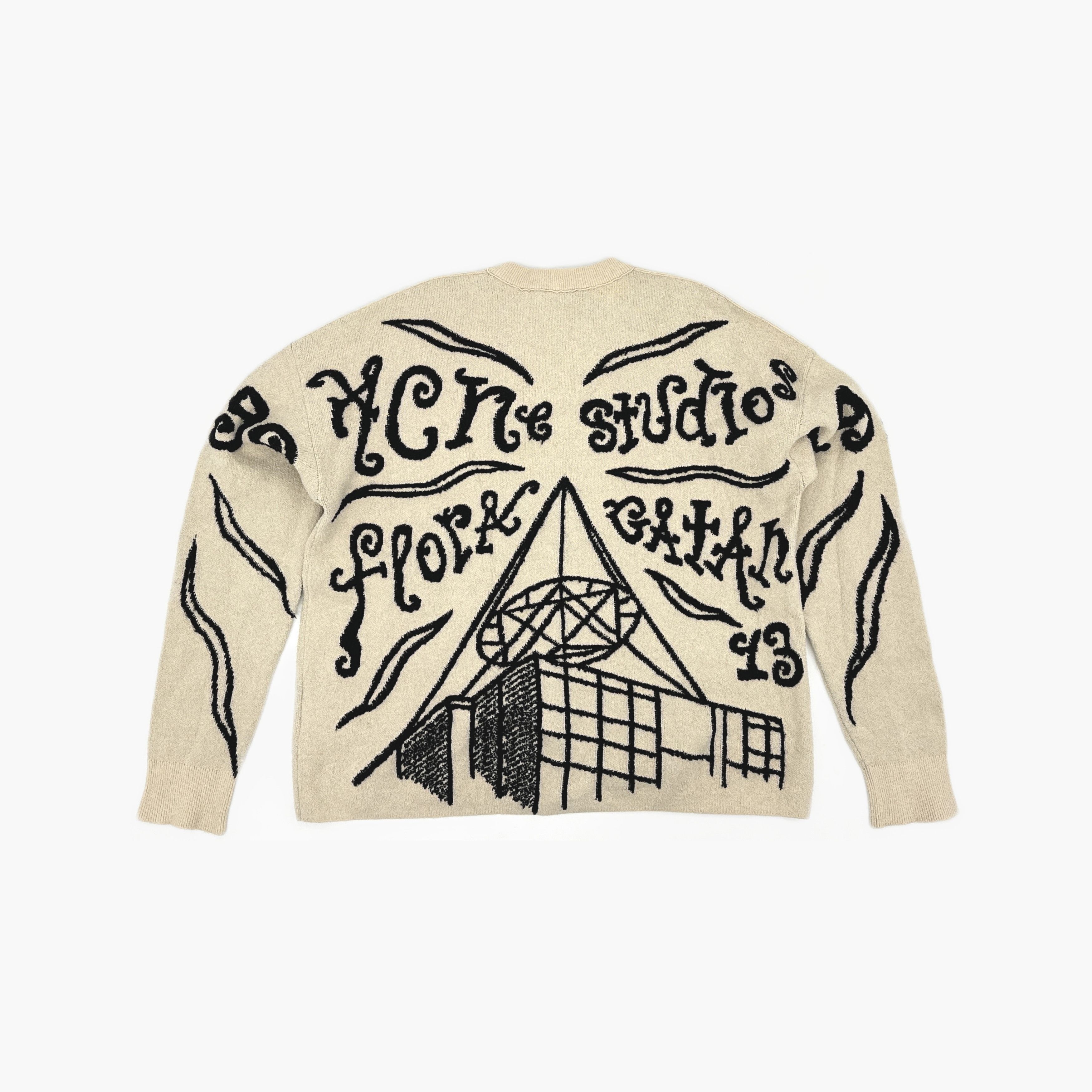 Acne Studios Acne Studios Graphic All-Over Print Sweater Size M Size US M / EU 48-50 / 2 - 3 Thumbnail