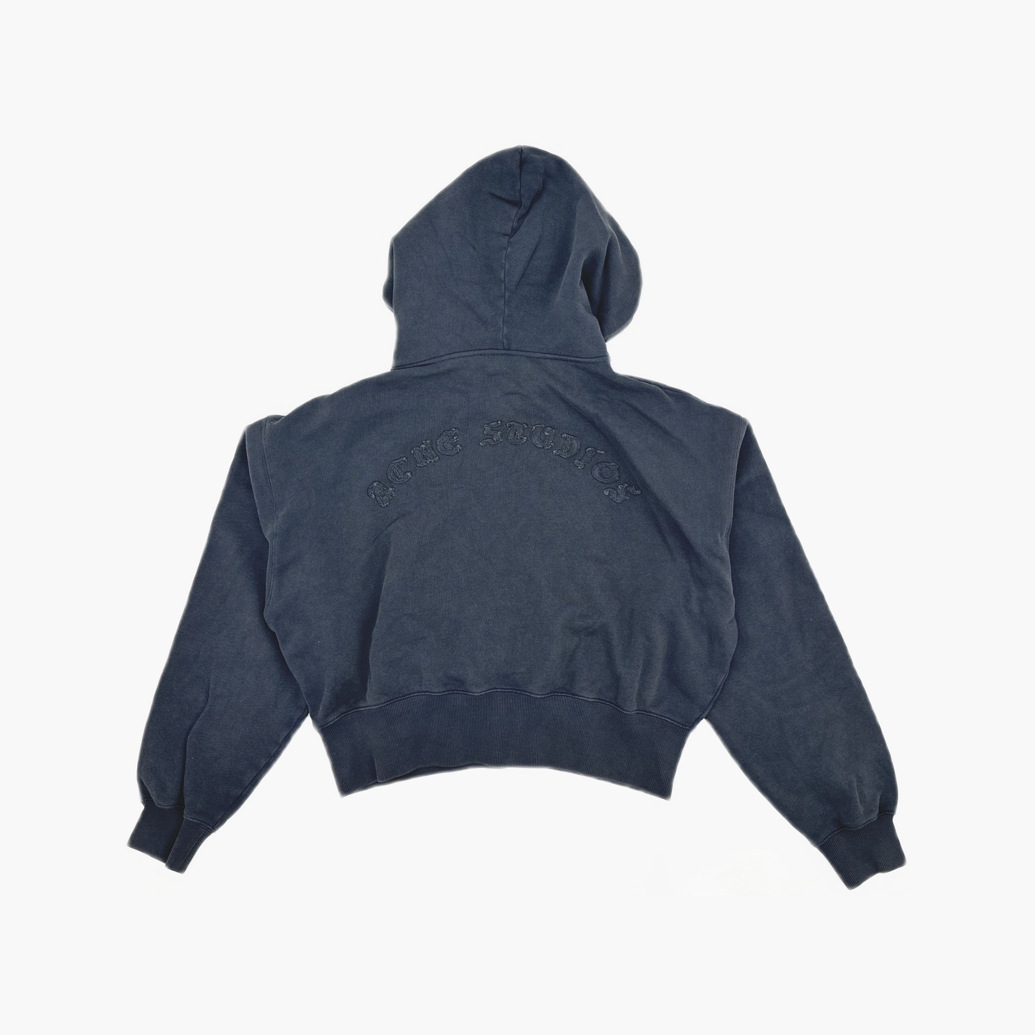 Acne Studios Acne Studios Embroidered Logo Zip Hoodie M Size M / US 6-8 / IT 42-44 - 3 Thumbnail