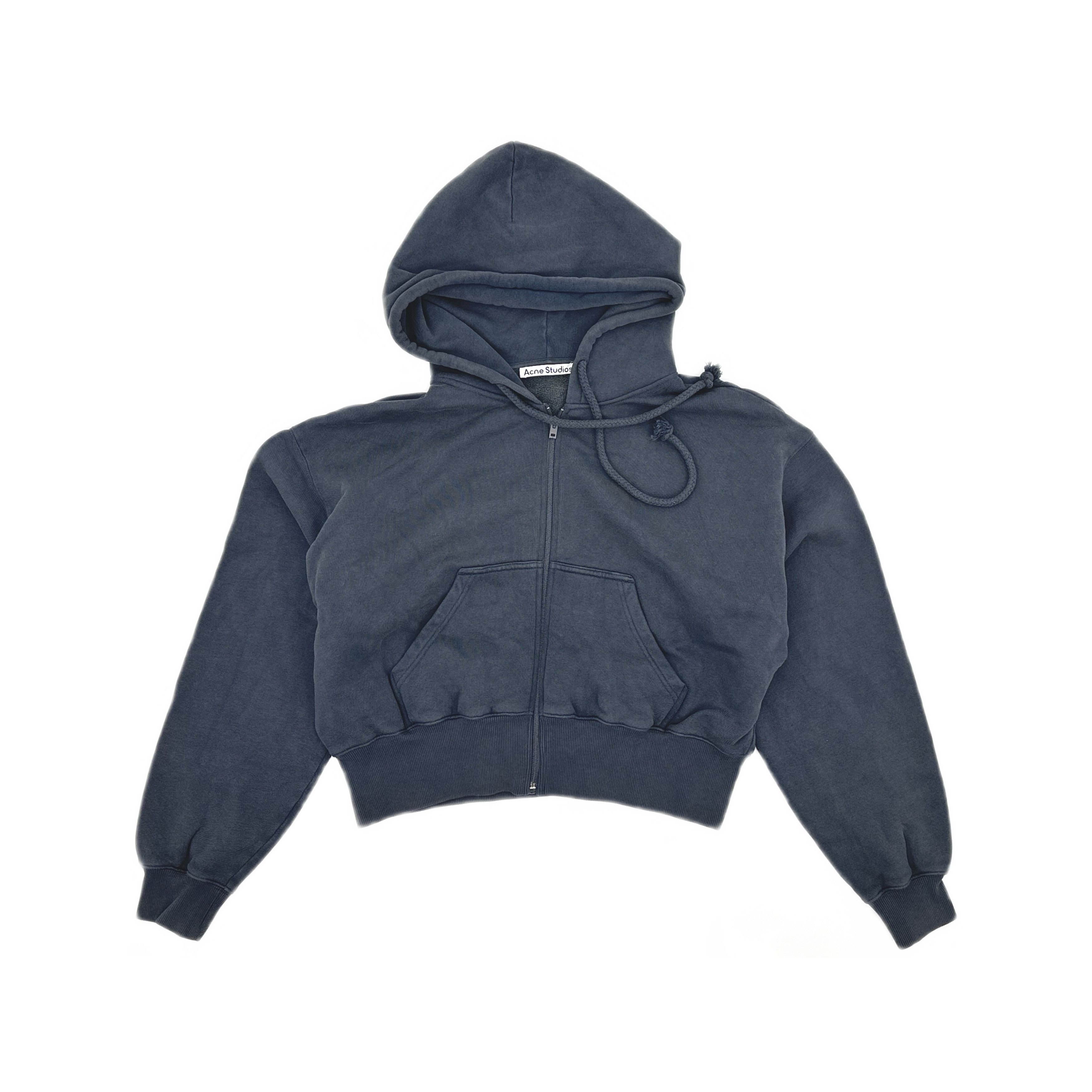 Acne Studios Acne Studios Embroidered Logo Zip Hoodie M Size M / US 6-8 / IT 42-44 - 2 Thumbnail