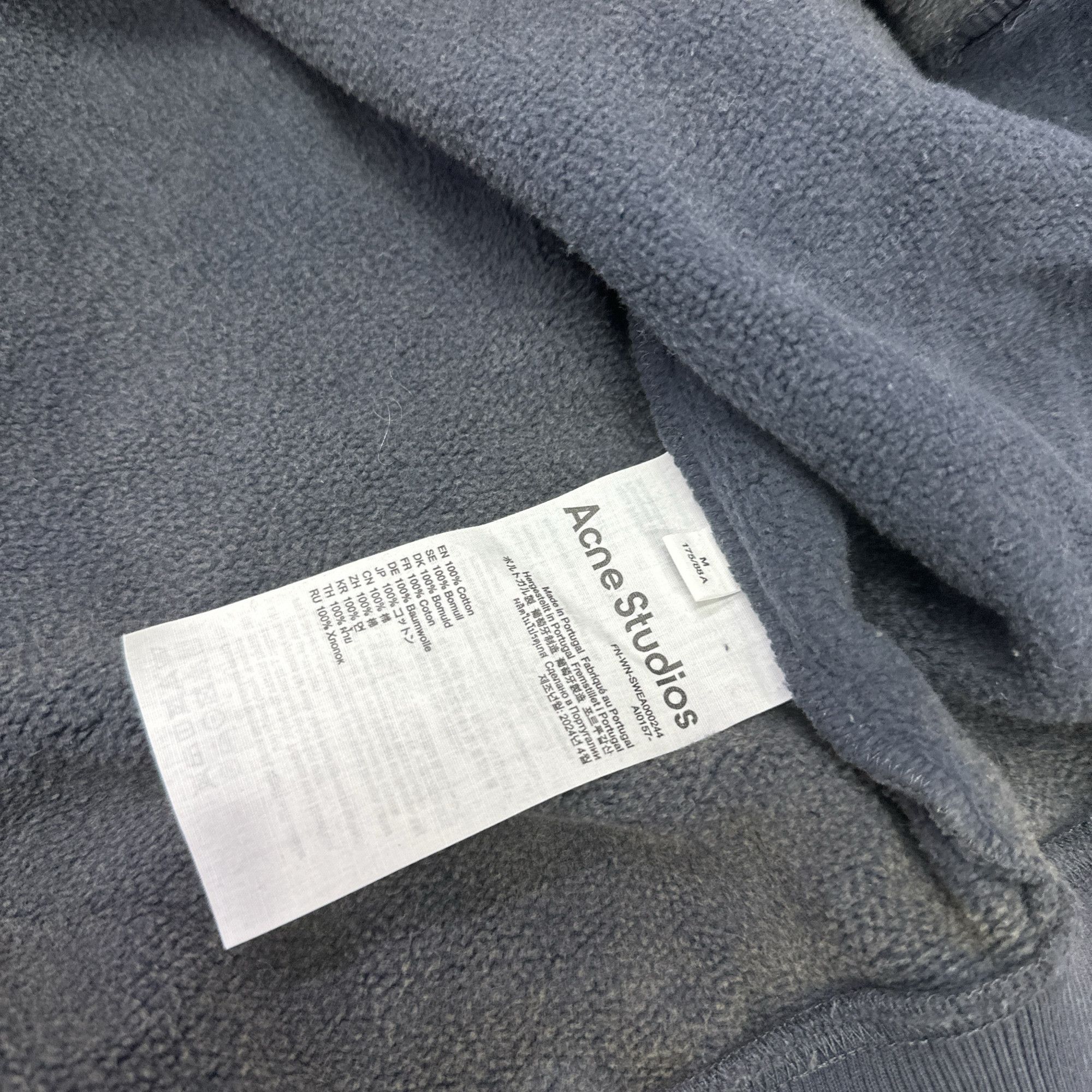 Acne Studios Acne Studios Embroidered Logo Zip Hoodie M Size M / US 6-8 / IT 42-44 - 5 Thumbnail