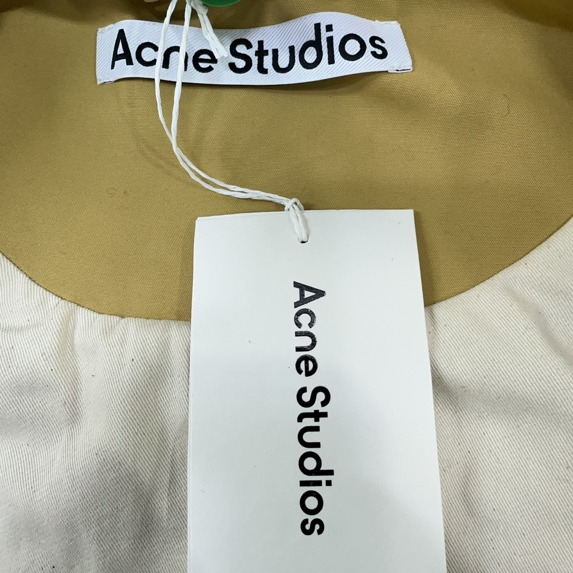 Acne Studios Acne Studios Leather Trim Cotton Twill Jacket 50 Size US M / EU 48-50 / 2 - 5 Thumbnail