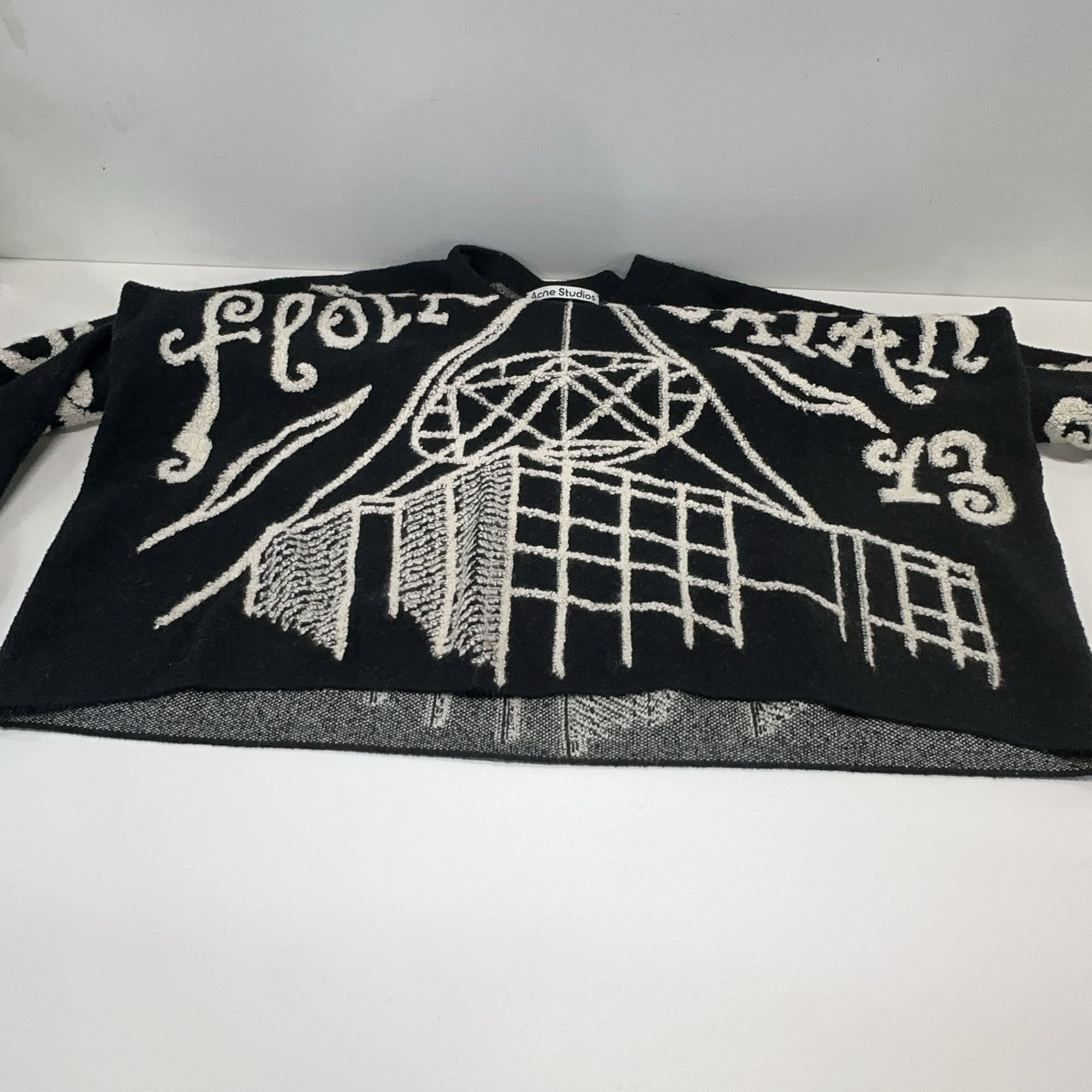 Acne Studios Acne Studios Graphic Intarsia Knit Sweater L Size US L / EU 52-54 / 3 - 8 Thumbnail