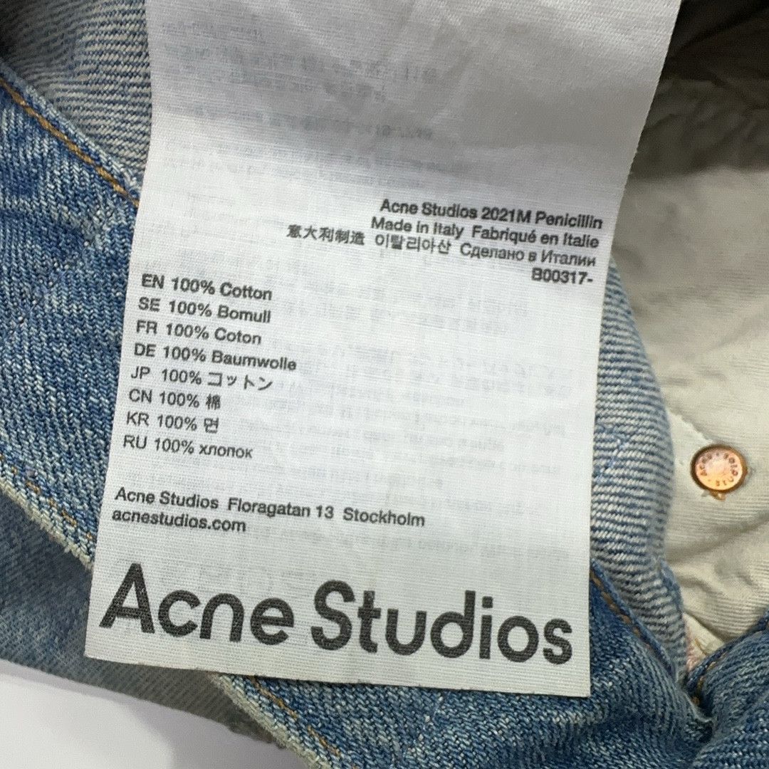 Acne Studios Acne Studios 2021M Penicillin Distressed Jeans 28 Size US 28 / EU 44 - 6 Thumbnail