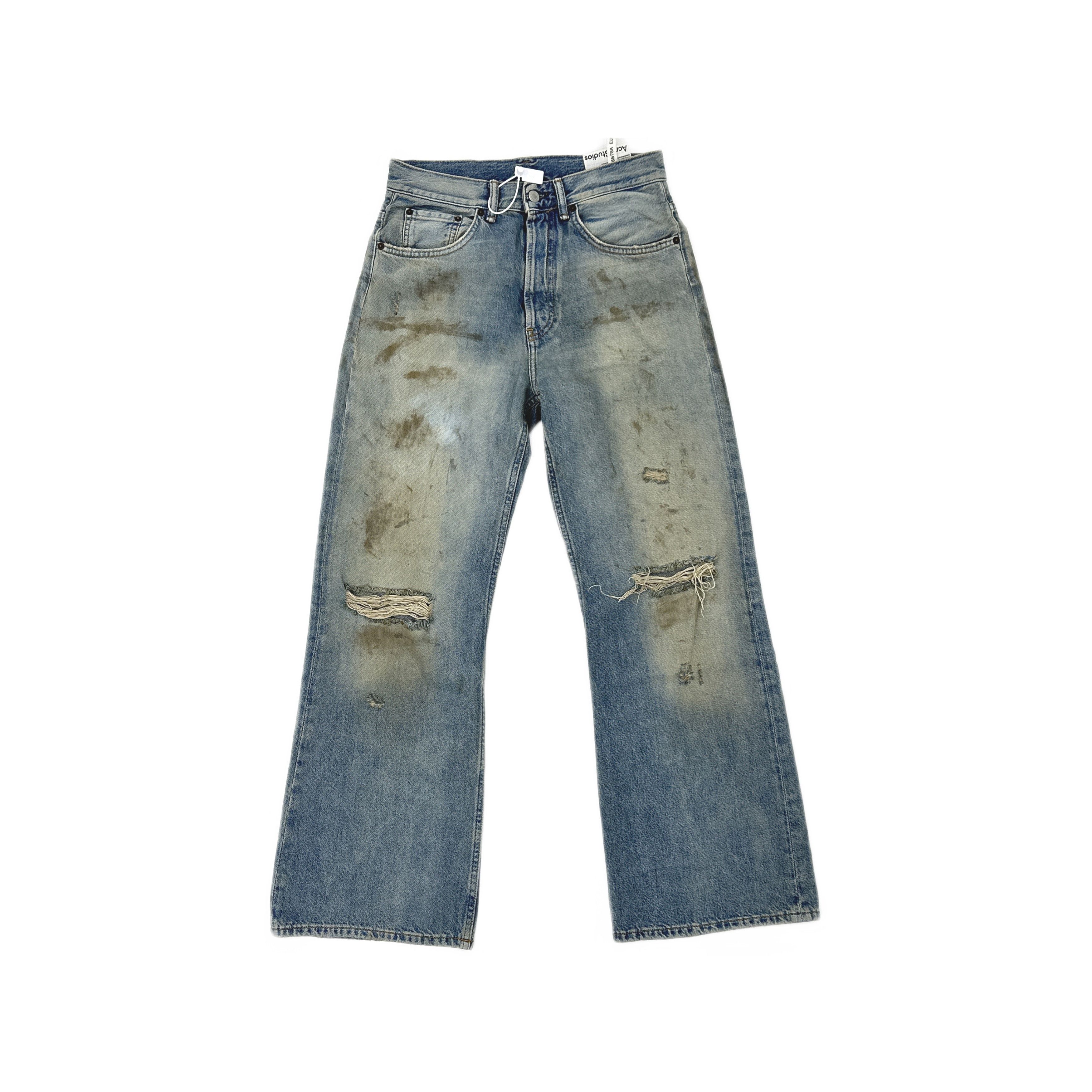 Acne Studios Acne Studios 2021M Penicillin Distressed Jeans 28 Size US 28 / EU 44 - 2 Thumbnail