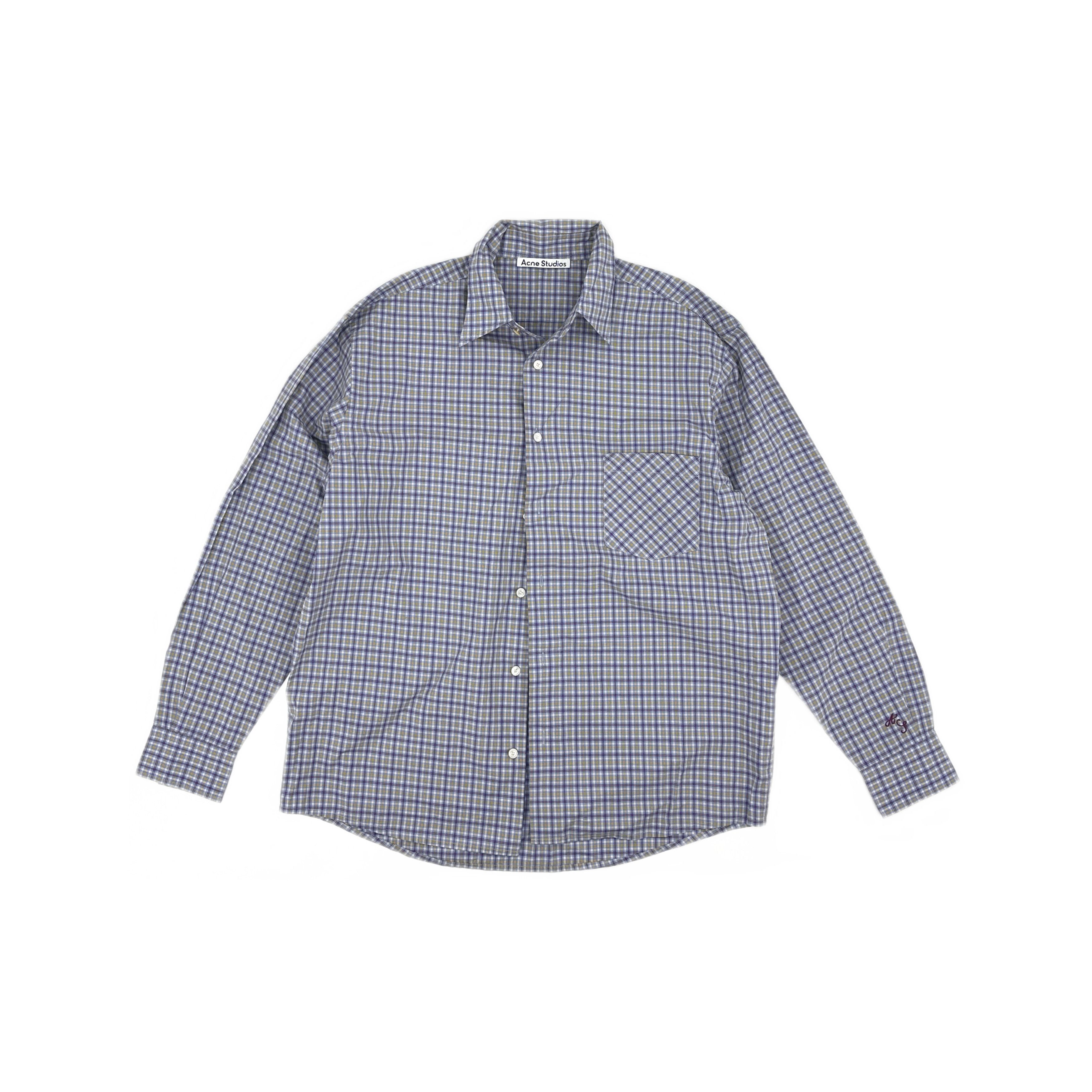 Acne Studios Acne Studios Plaid Cotton Shirt 46 Size US S / EU 44-46 / 1 - 2 Thumbnail