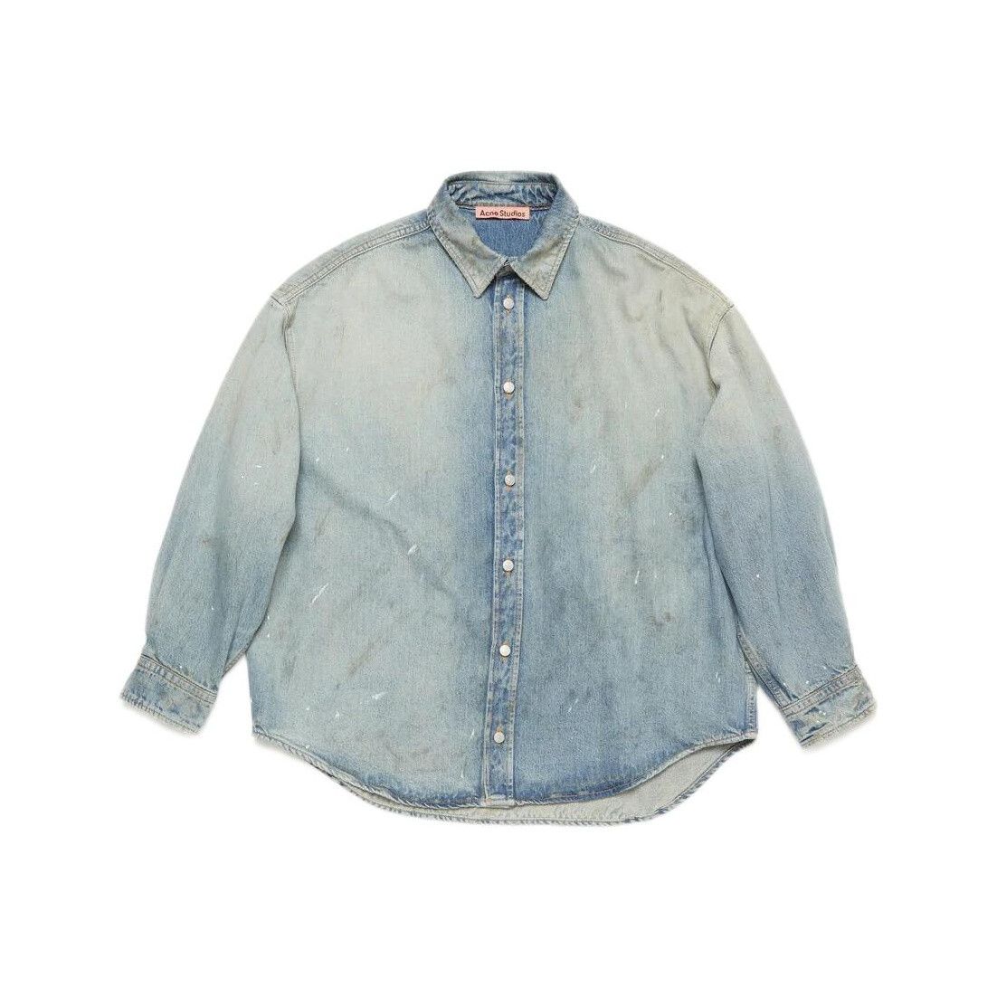 Acne Studios Acne Studios Cotton-Lyocell Button Up Shirt L Size US L / EU 52-54 / 3 - 2 Thumbnail