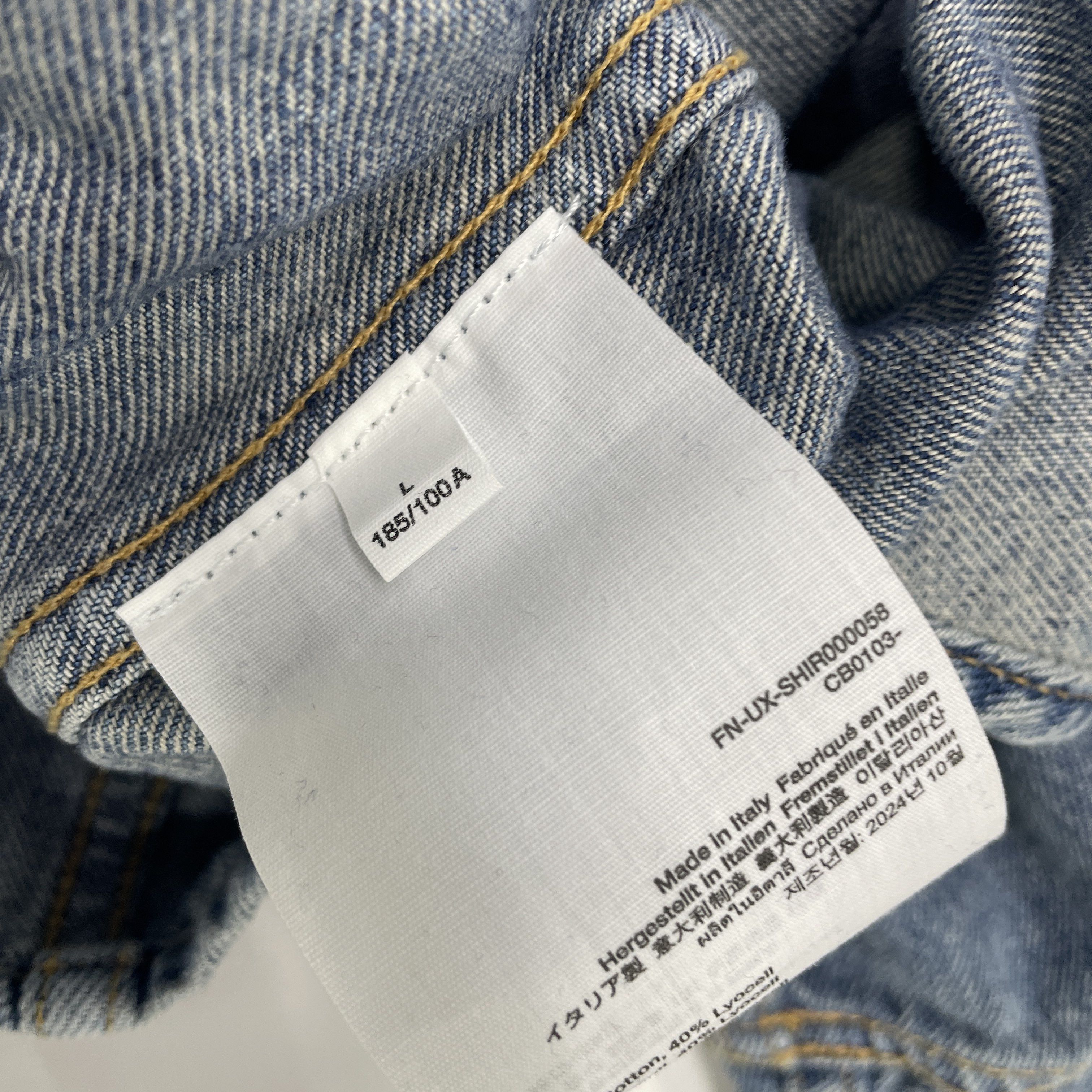 Acne Studios Acne Studios Cotton-Lyocell Button Up Shirt L Size US L / EU 52-54 / 3 - 3 Thumbnail