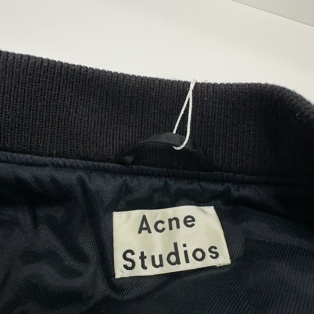 Acne Studios Acne Studios Black Leia Bomber Jacket FR 34 Size XS / US 0-2 / IT 36-38 - 5 Thumbnail