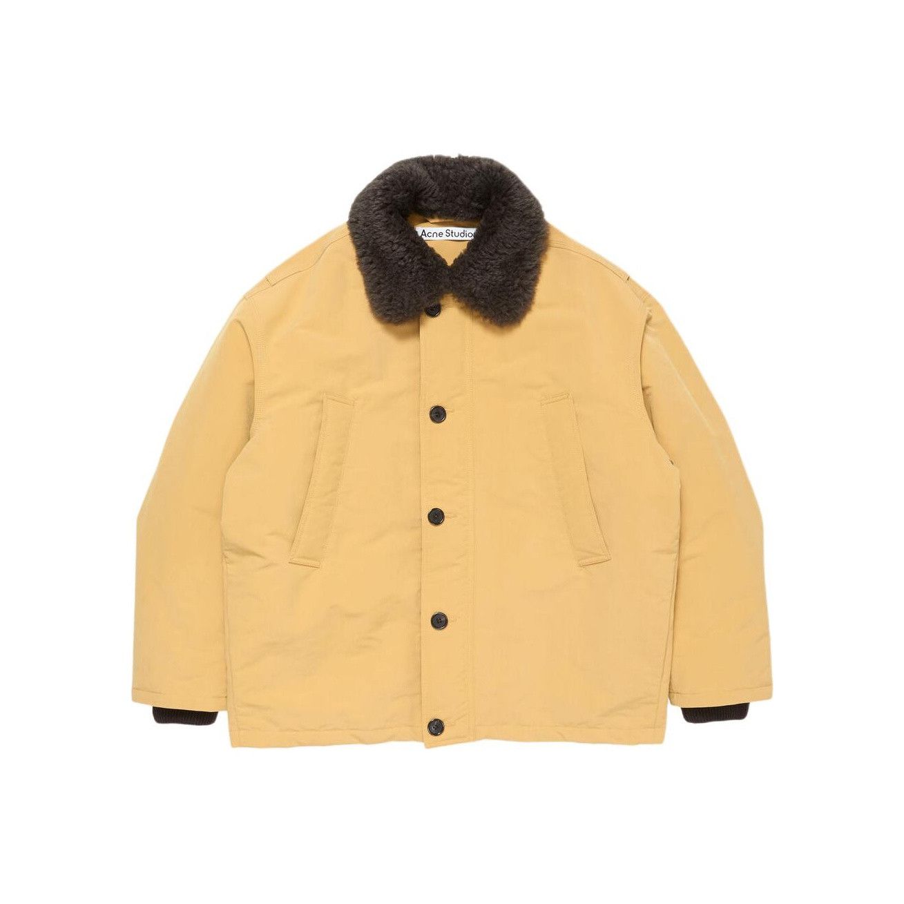 Acne Studios Acne Studios Shearling Collar Padded Jacket 50 Size US M / EU 48-50 / 2 - 2 Thumbnail