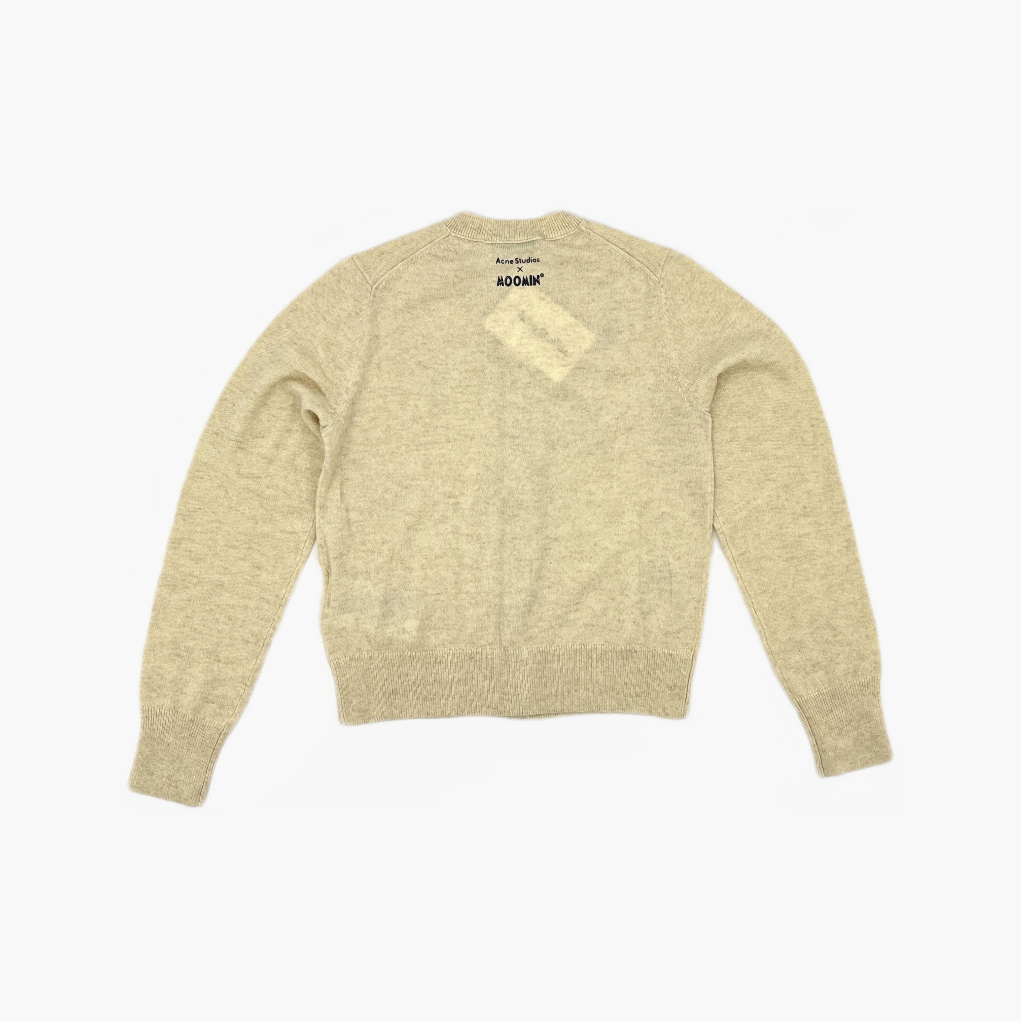 Acne Studios Acne Studios x Moomin Oatmeal Knit Cardigan XS Size XS / US 0-2 / IT 36-38 - 3 Thumbnail