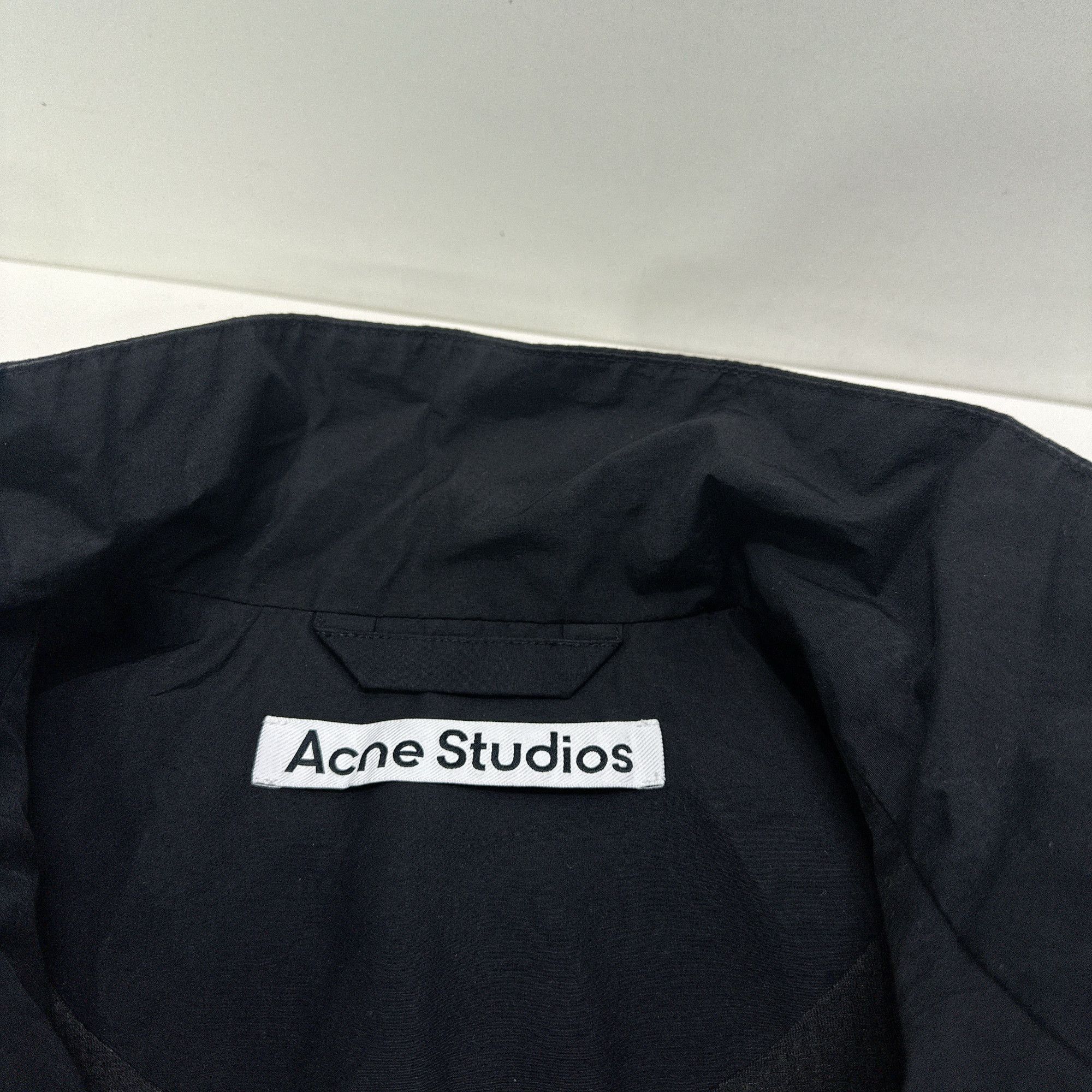 Acne Studios Acne Studios Logo Back Zip Jacket Size 44 Size US S / EU 44-46 / 1 - 4 Thumbnail