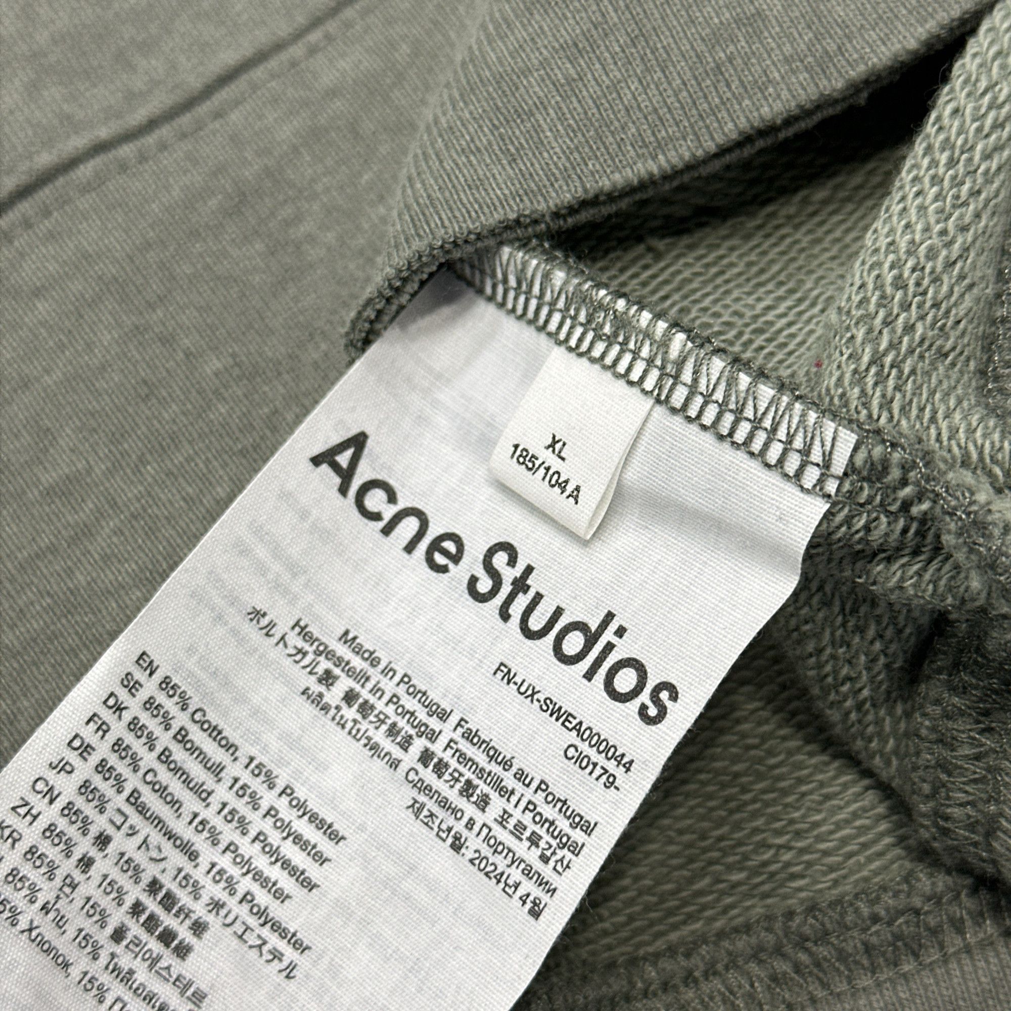 Acne Studios Acne Studios Distressed Logo Sweatshirt XL Size XL / US 12-14 / IT 48-50 - 5 Thumbnail