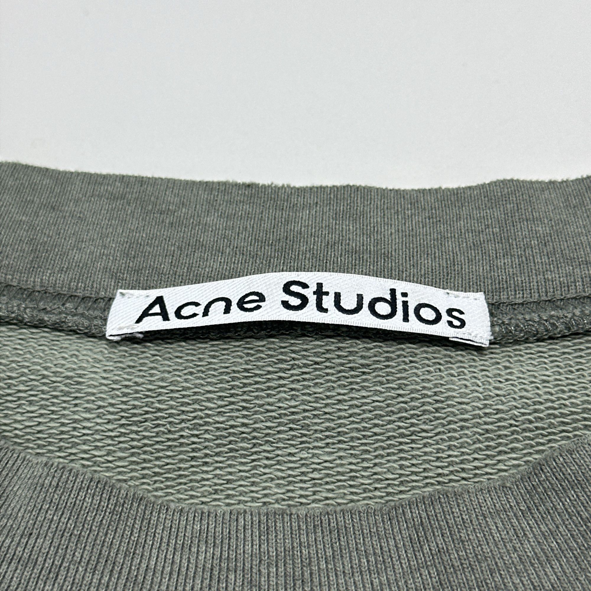 Acne Studios Acne Studios Distressed Logo Sweatshirt XL Size XL / US 12-14 / IT 48-50 - 4 Thumbnail