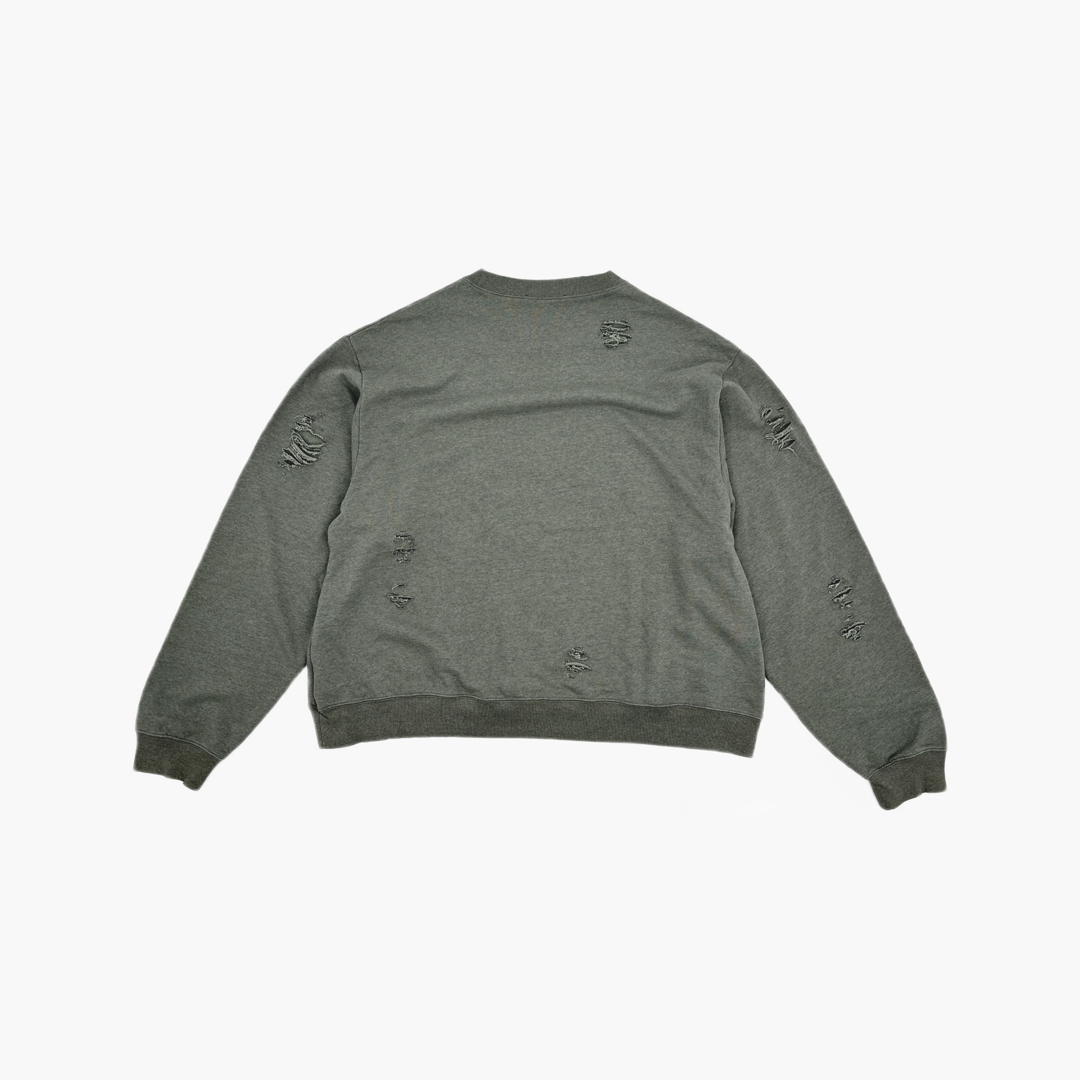 Acne Studios Acne Studios Distressed Logo Sweatshirt XL Size XL / US 12-14 / IT 48-50 - 3 Thumbnail