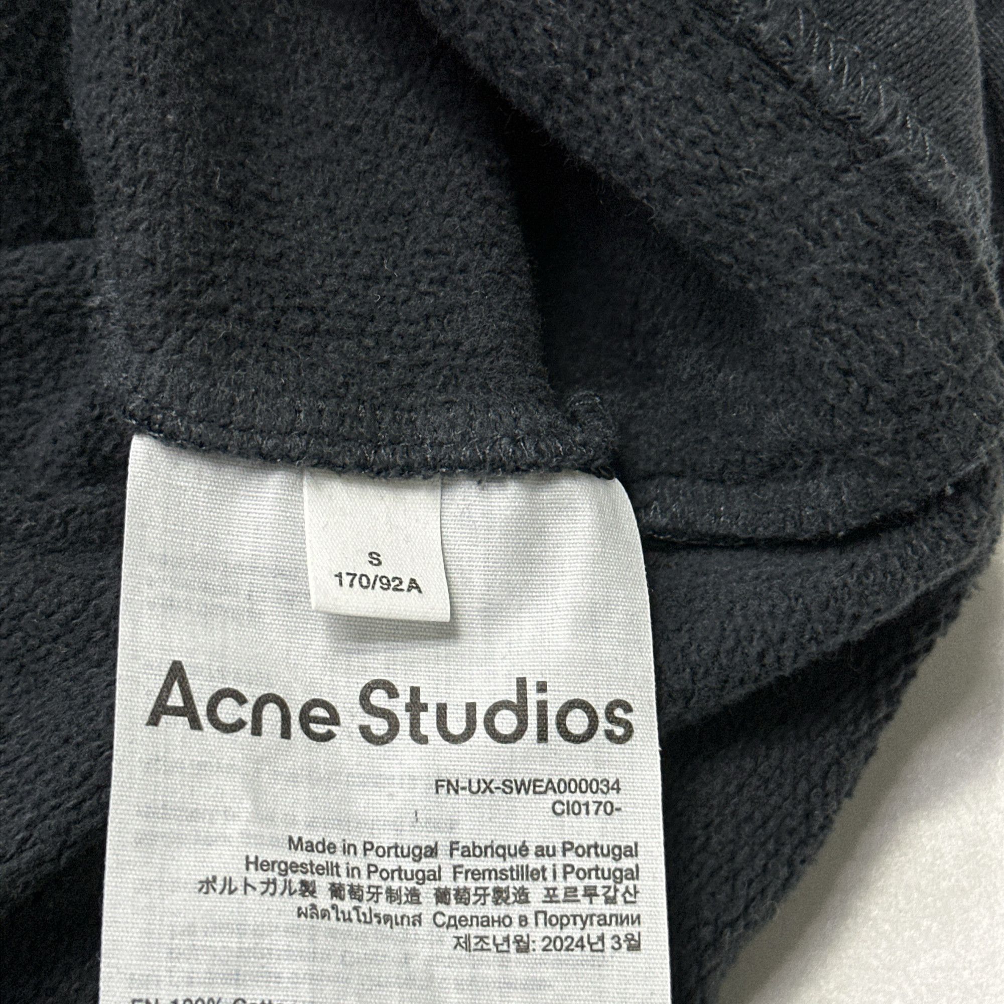 Acne Studios Acne Studios Logo Hoodie Size S Size US S / EU 44-46 / 1 - 3 Thumbnail