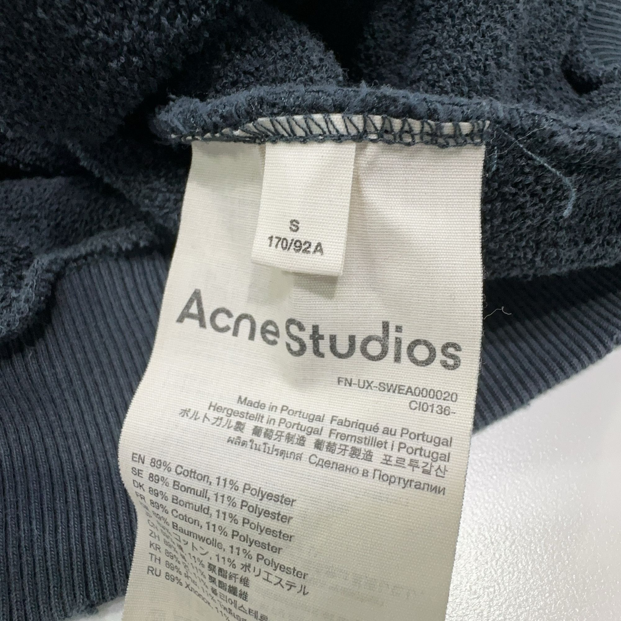 Acne Studios Acne Studios Stockholm 1996 Logo Hoodie US S Size US S / EU 44-46 / 1 - 4 Thumbnail