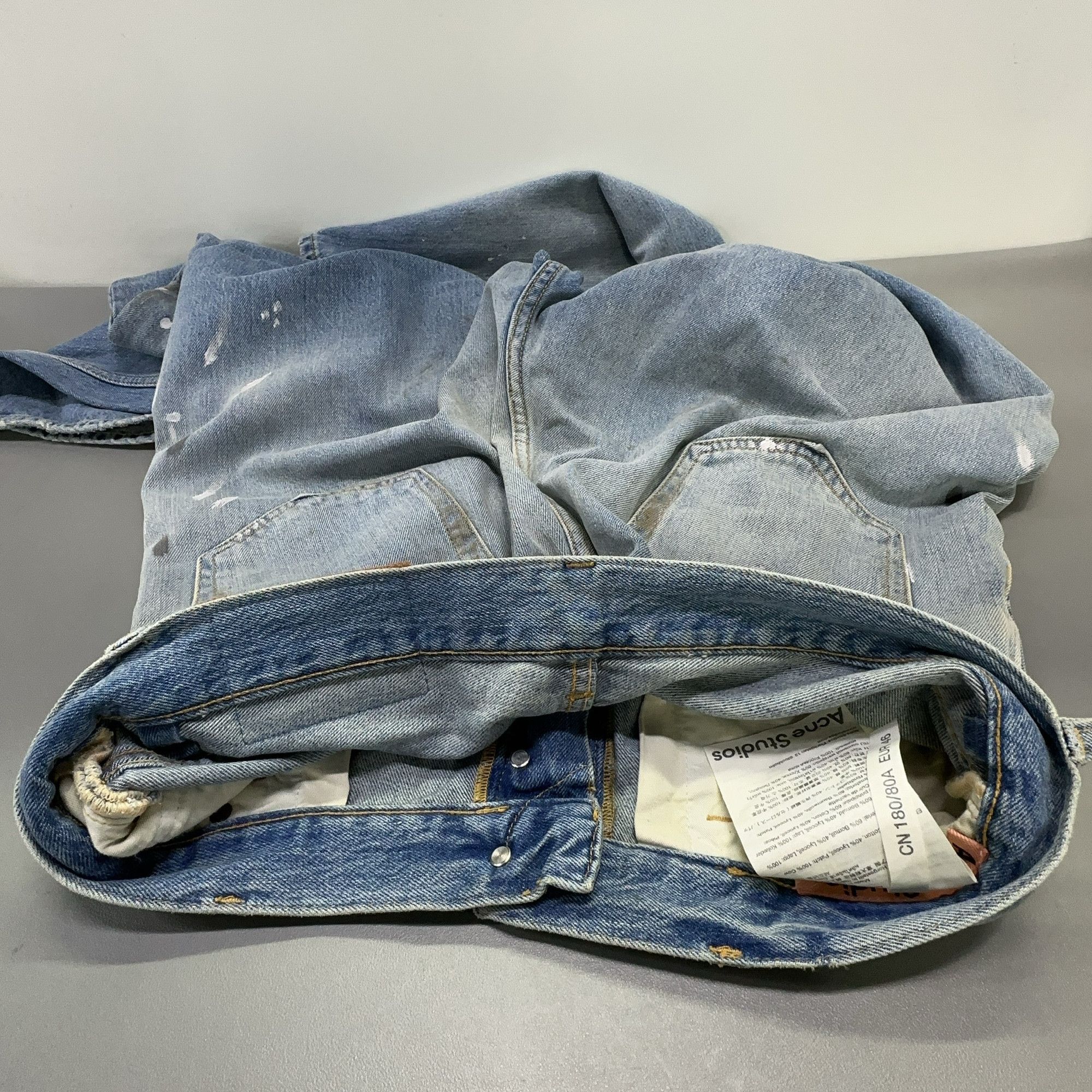 Acne Studios Acne Studios Heavy Painted Trafalgar Jeans 46 Size US 30 / EU 46 - 7 Thumbnail