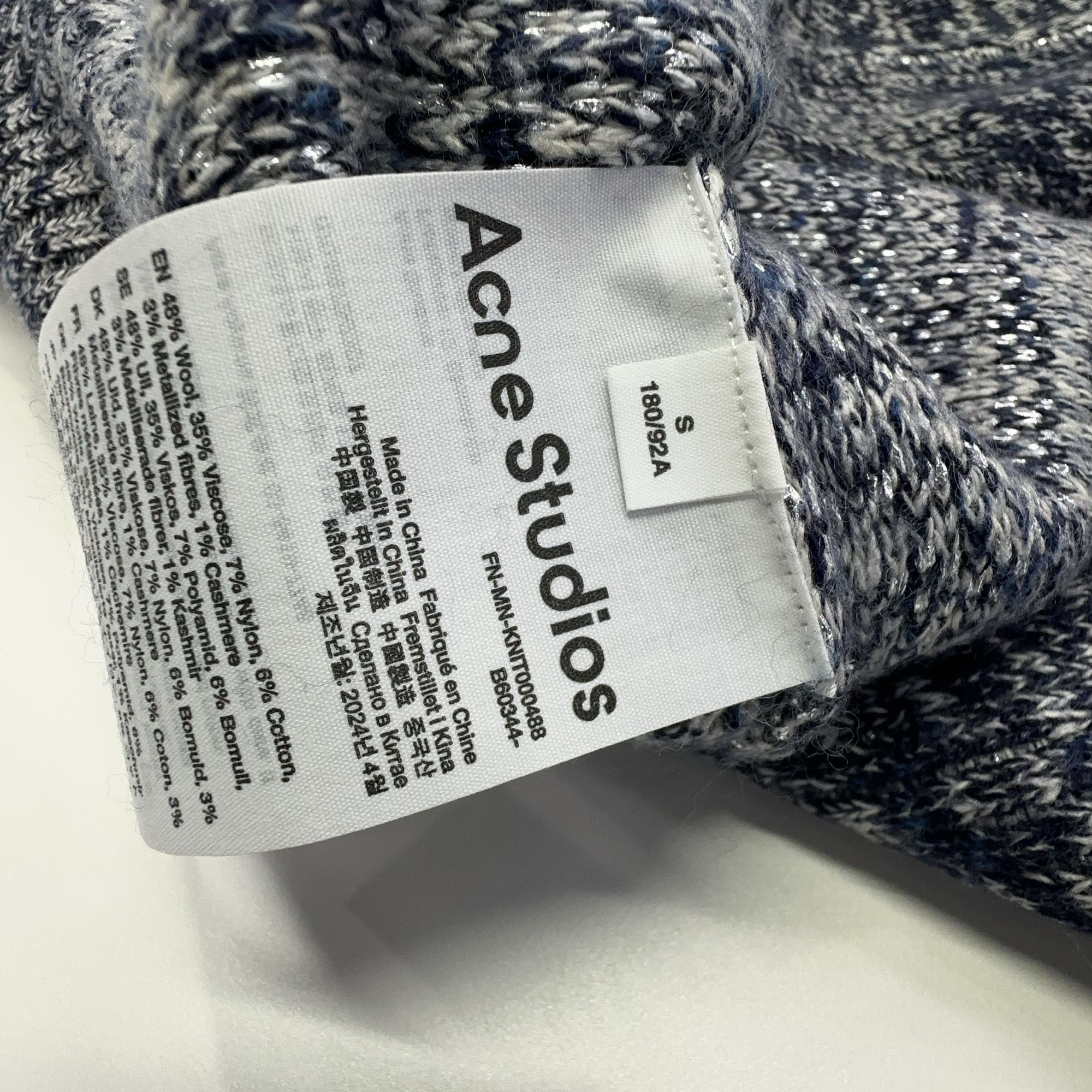 Acne Studios Acne Studios Heart Jacquard Crewneck Sweater S Size US S / EU 44-46 / 1 - 4 Thumbnail