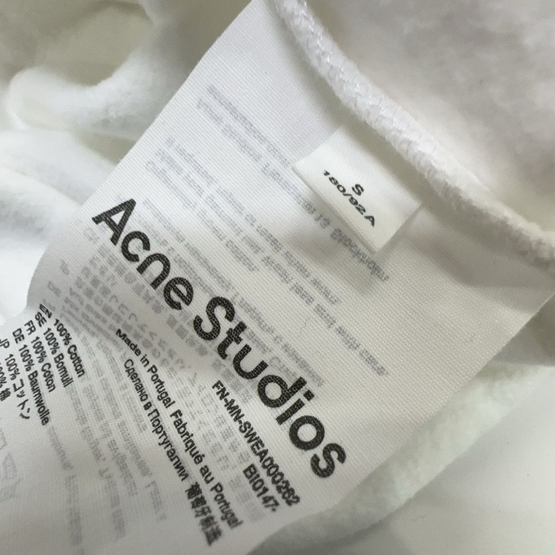Acne Studios Acne Studios Back Graphic Hoodie White Size S Size US S / EU 44-46 / 1 - 4 Thumbnail