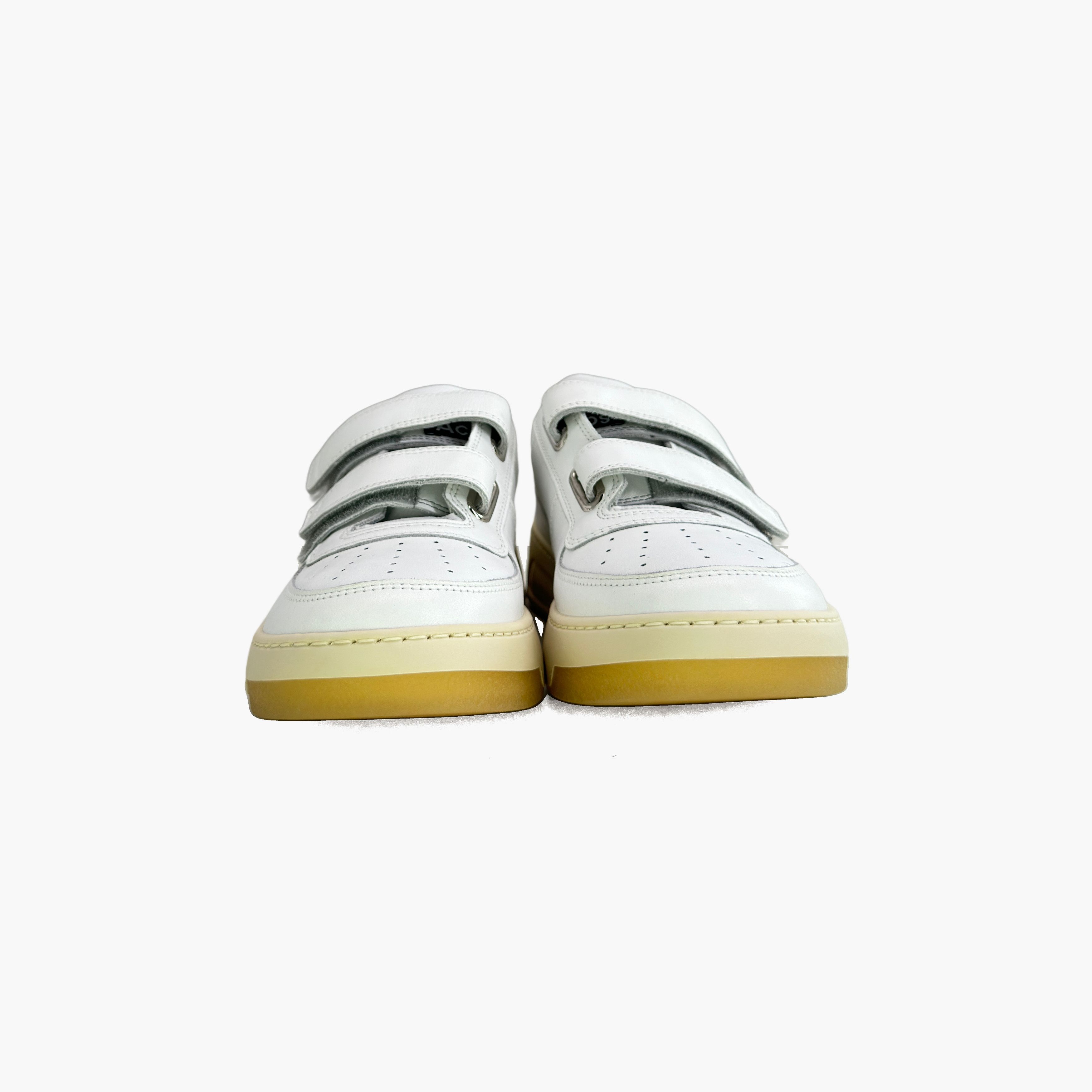 Acne Studios Acne Studios White Leather Velcro Sneakers 39 Size US 6 / EU 39 - 6 Thumbnail