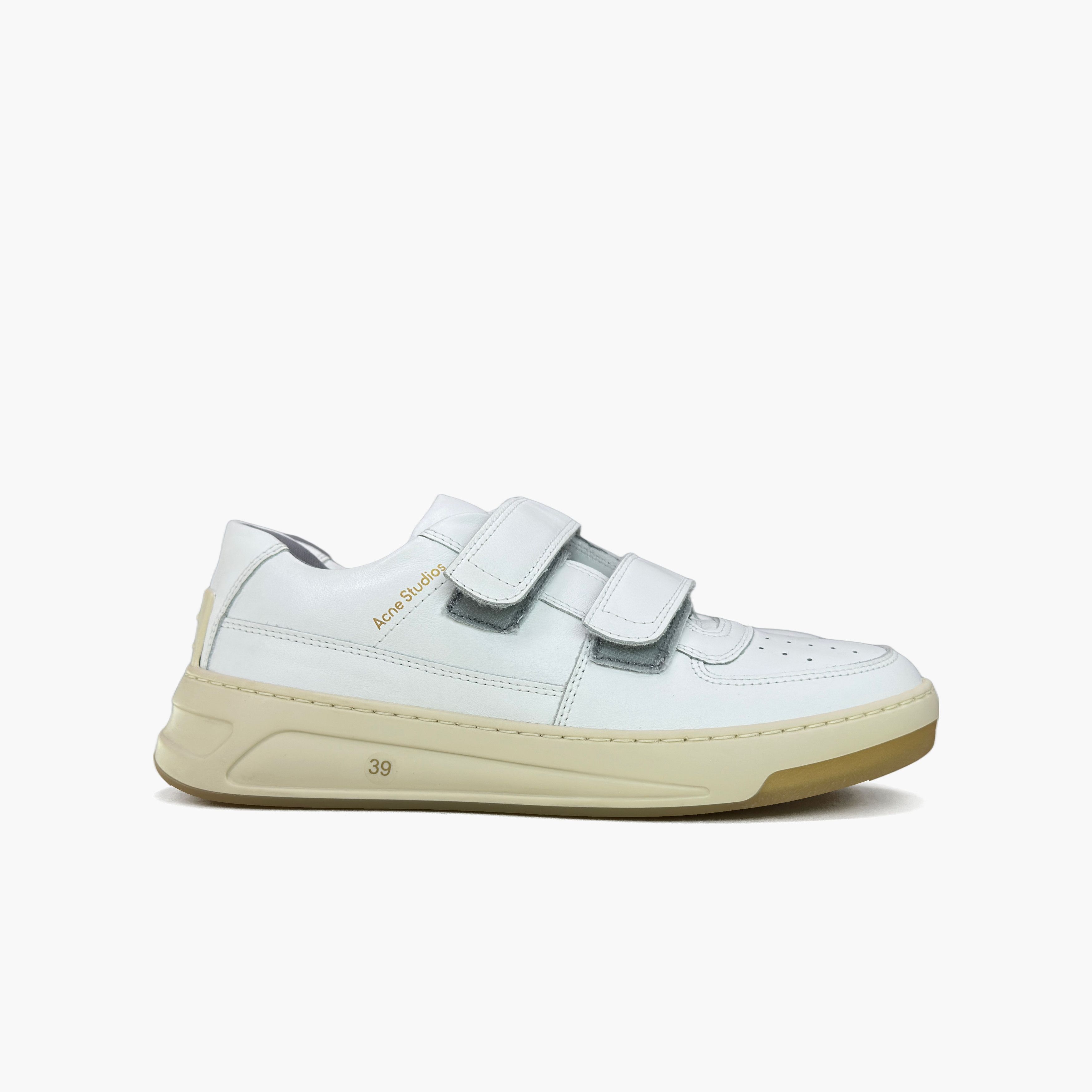 Acne Studios Acne Studios White Leather Velcro Sneakers 39 Size US 6 / EU 39 - 5 Thumbnail