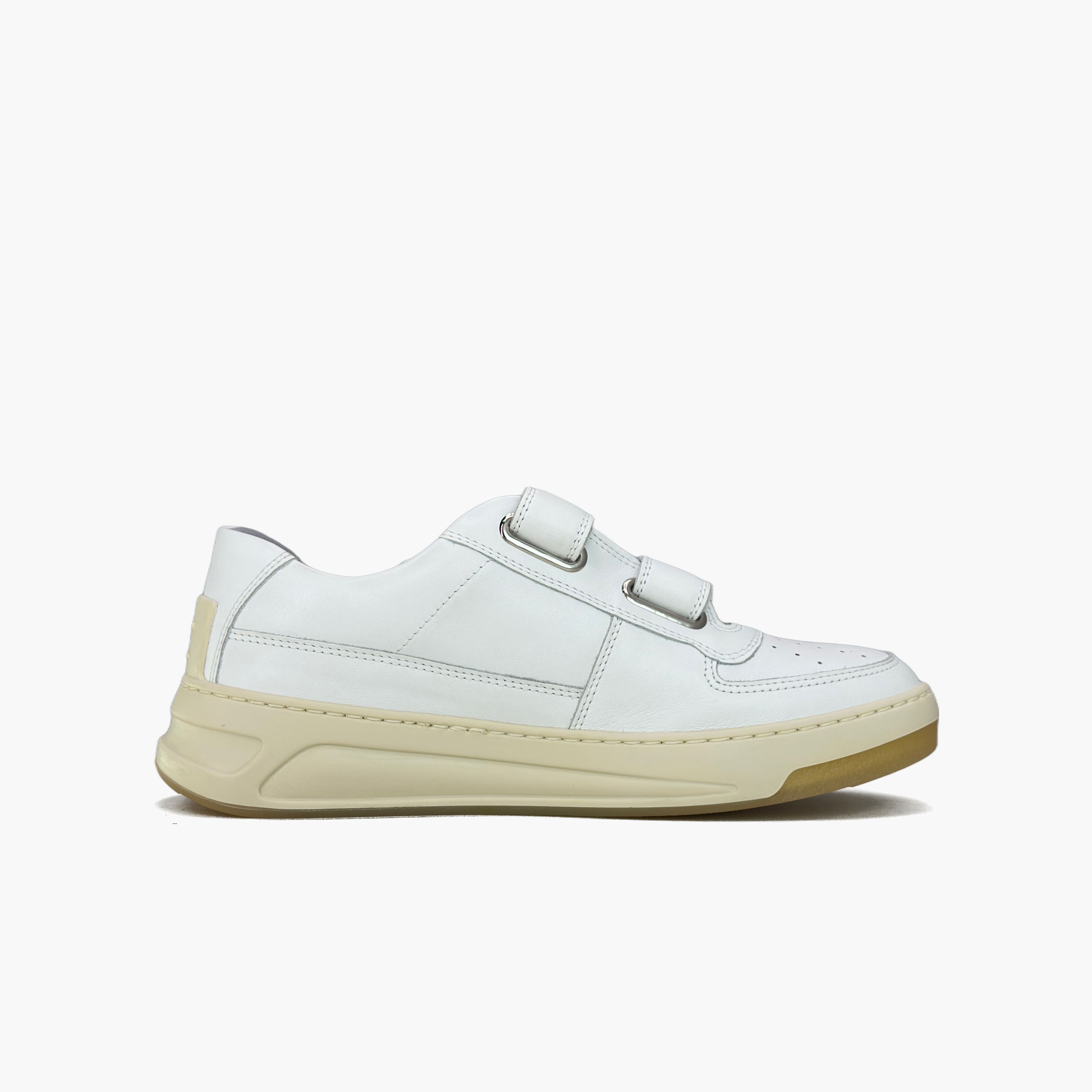 Acne Studios Acne Studios White Leather Velcro Sneakers 39 Size US 6 / EU 39 - 3 Thumbnail