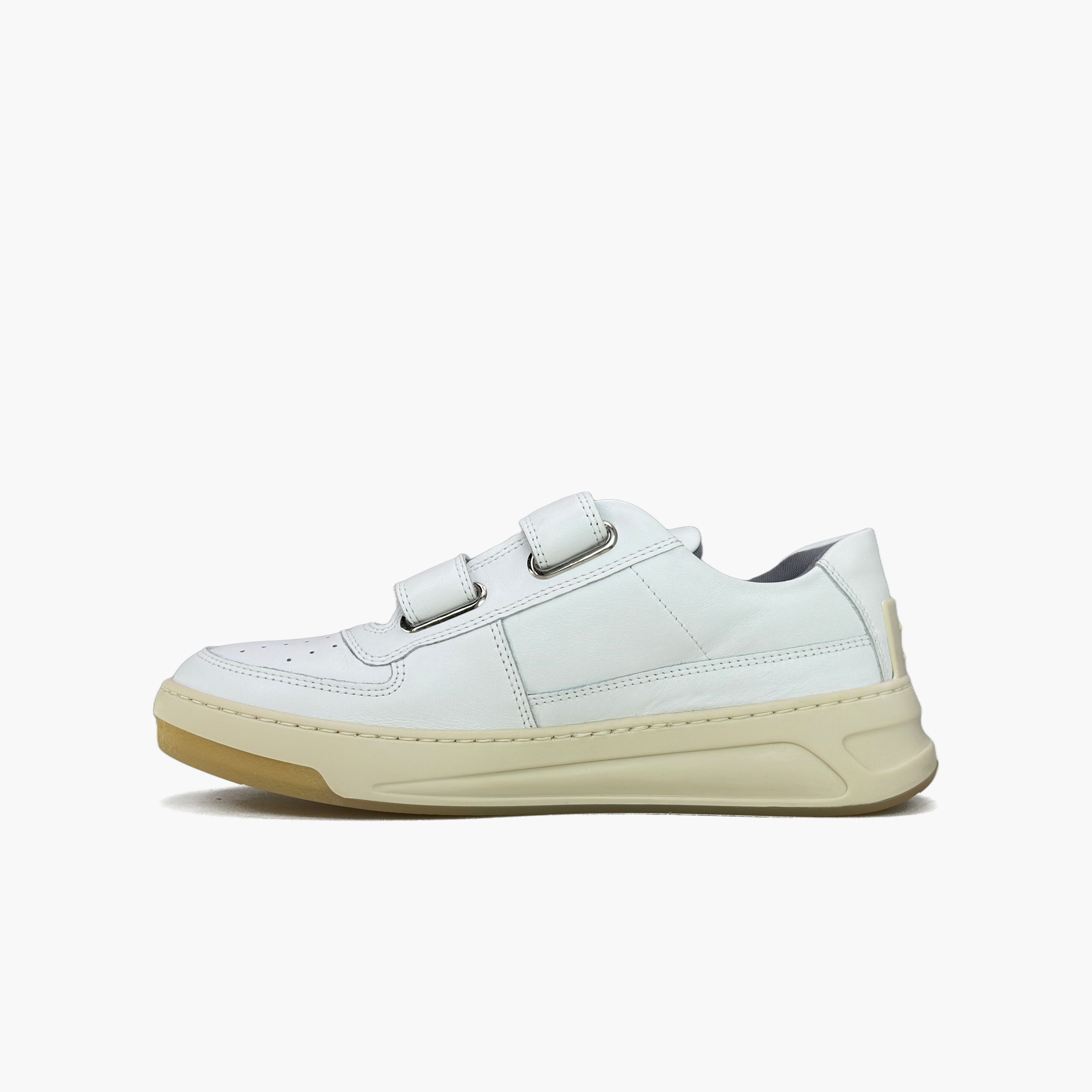 Acne Studios Acne Studios White Leather Velcro Sneakers 39 Size US 6 / EU 39 - 4 Thumbnail