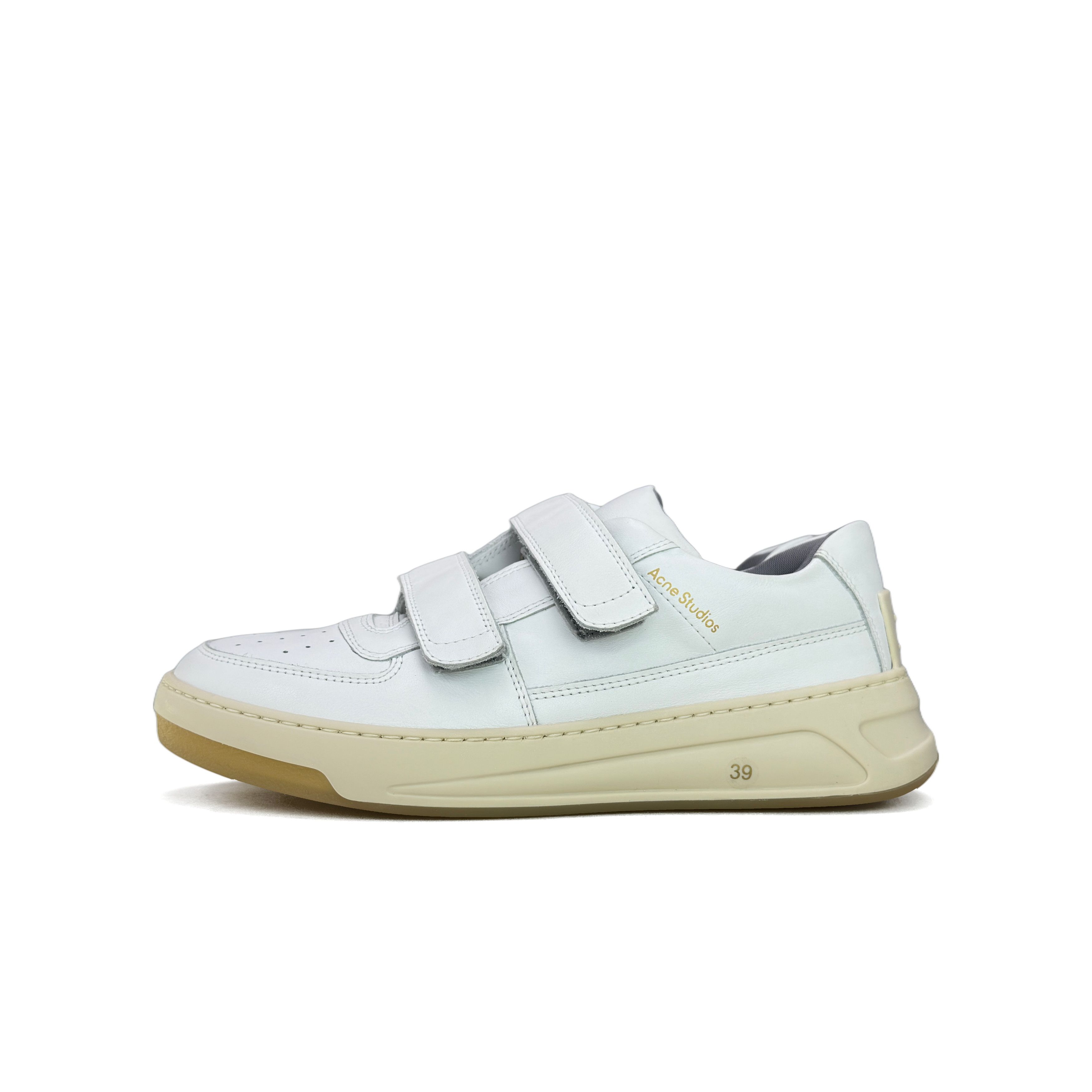 Acne Studios Acne Studios White Leather Velcro Sneakers 39 Size US 6 / EU 39 - 2 Thumbnail