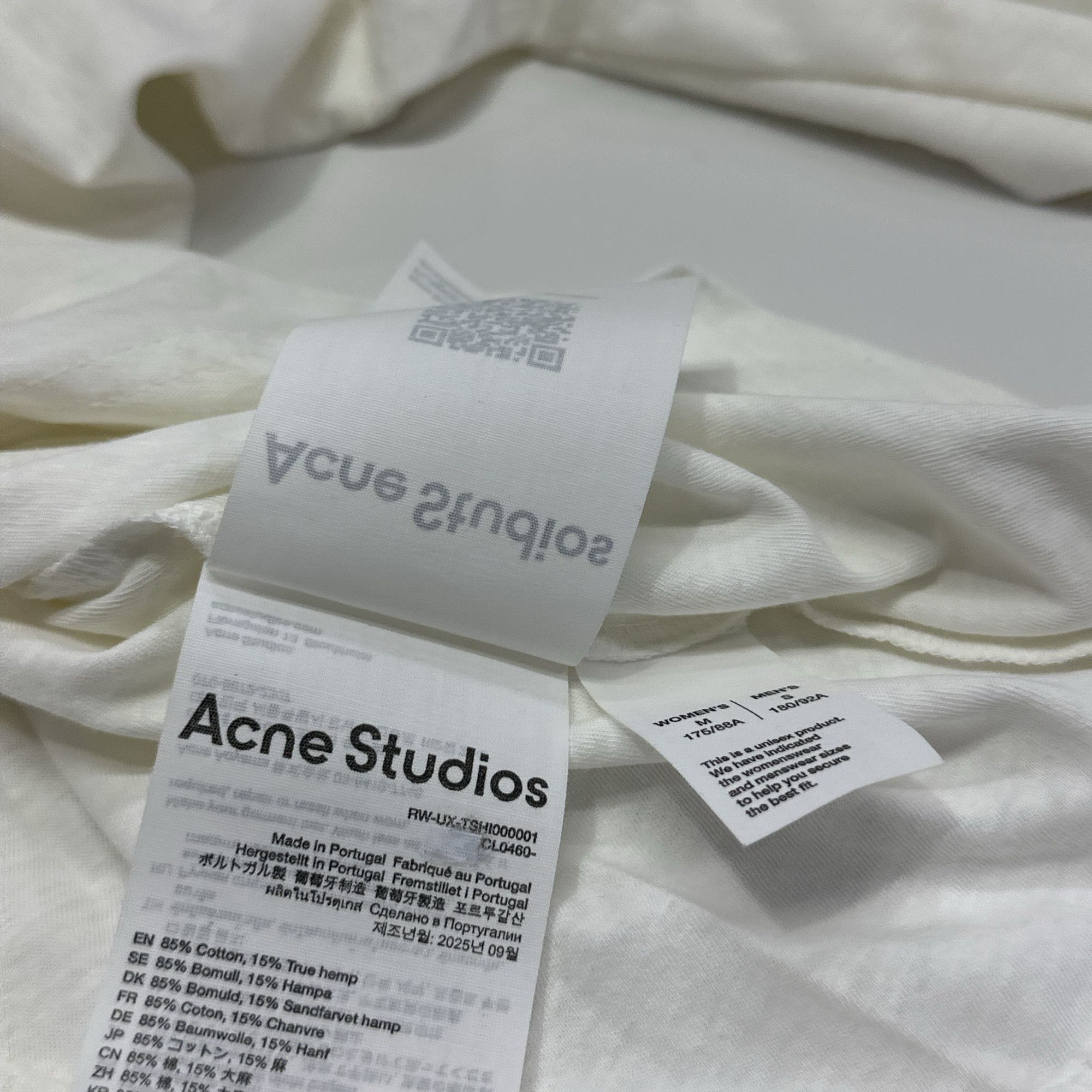 Acne Studios Acne Studios Logo Embroidered Long Sleeve T-Shirt US S Size US S / EU 44-46 / 1 - 7 Thumbnail