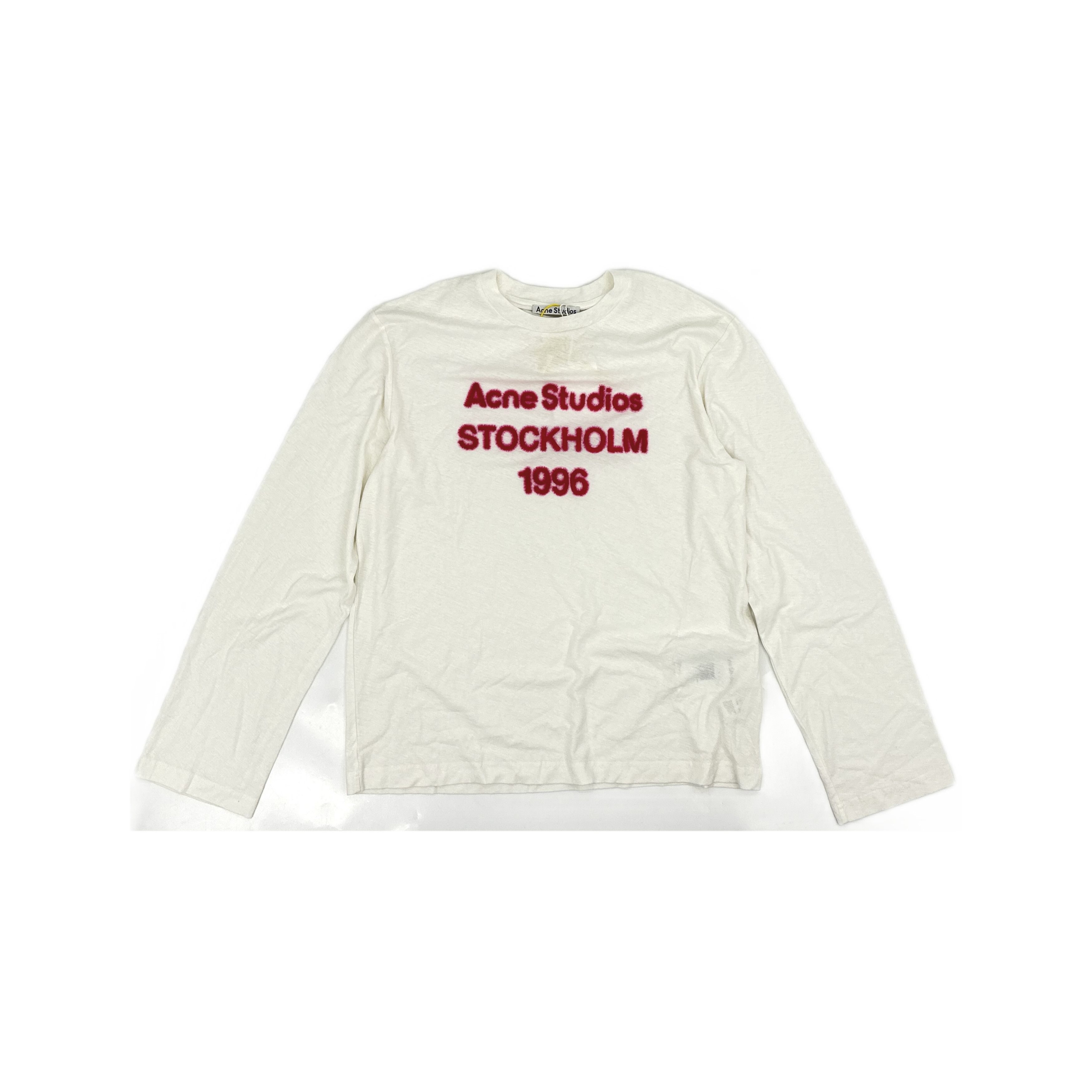 Acne Studios Acne Studios Logo Embroidered Long Sleeve T-Shirt US S Size US S / EU 44-46 / 1 - 2 Thumbnail