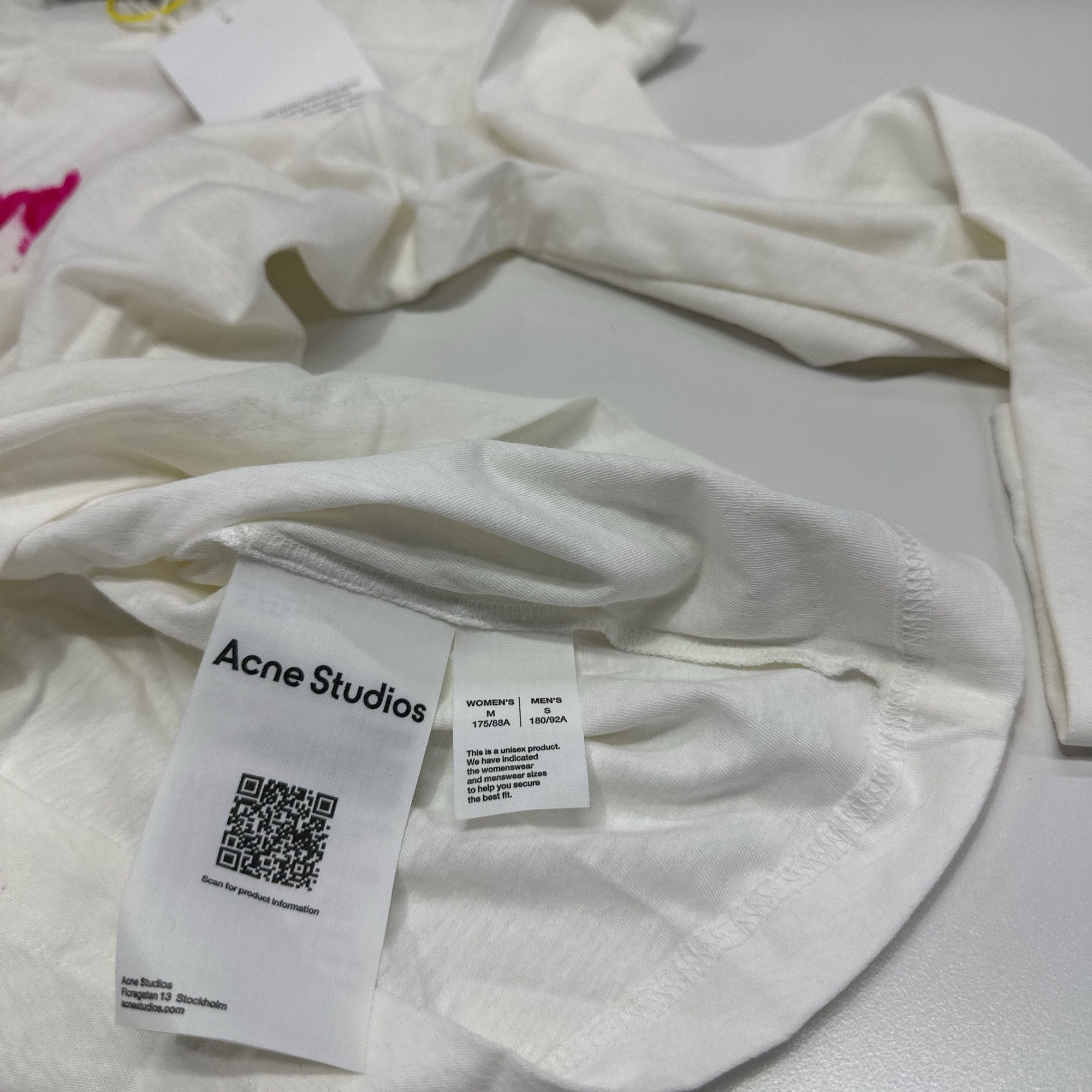 Acne Studios Acne Studios Logo Embroidered Long Sleeve T-Shirt US S Size US S / EU 44-46 / 1 - 6 Thumbnail
