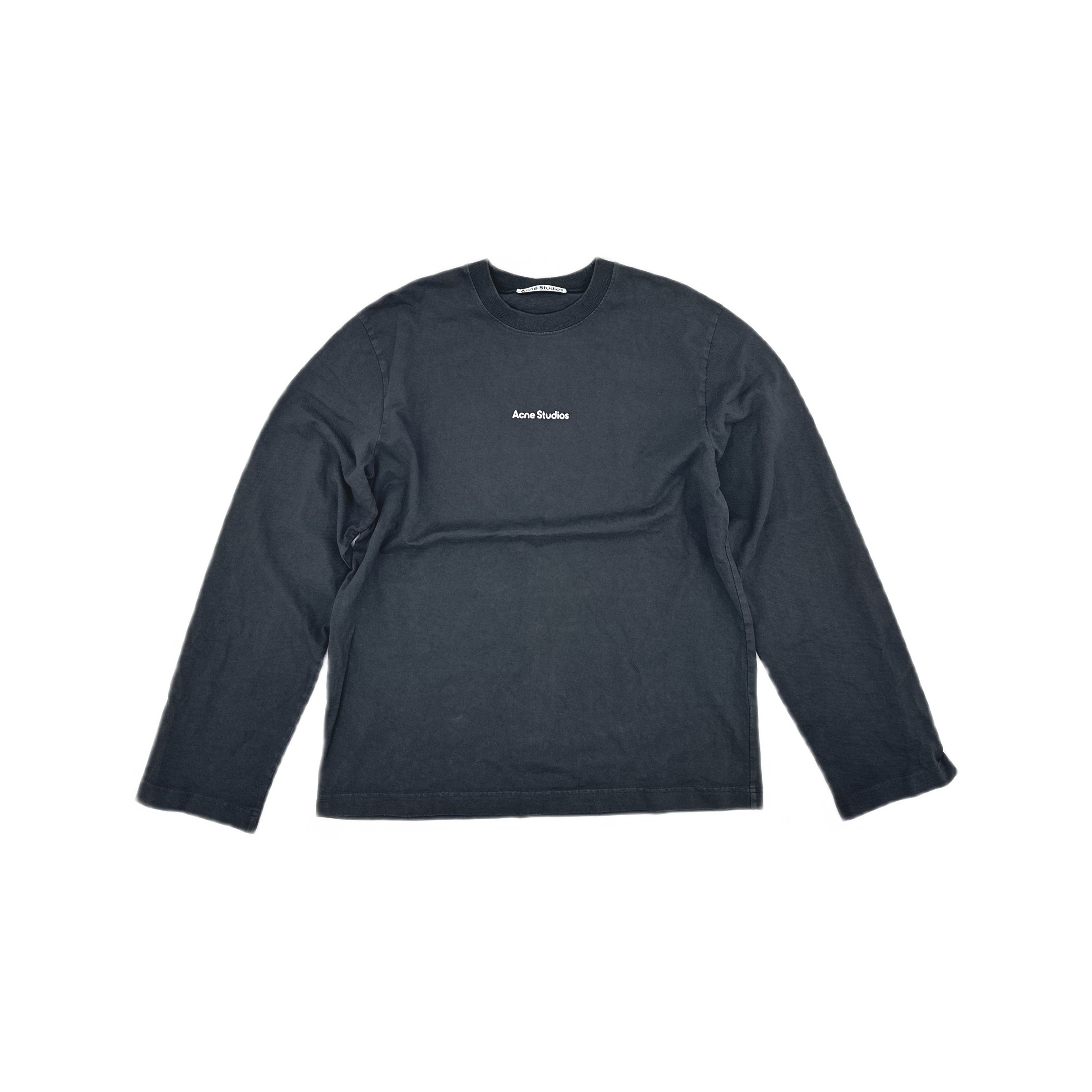 Acne Studios Acne Studios Logo Long Sleeve T-Shirt M Size US M / EU 48-50 / 2 - 2 Thumbnail