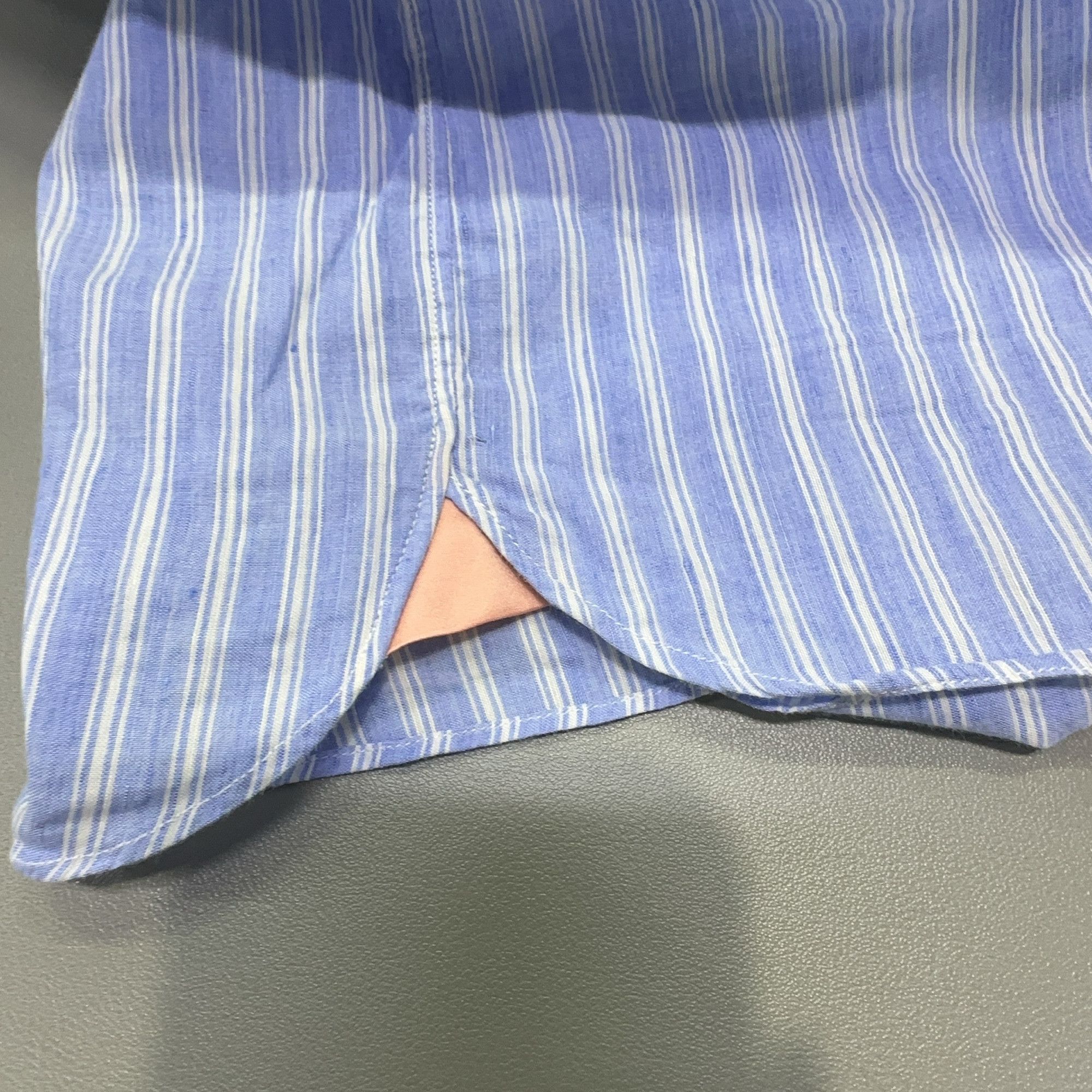 Acne Studios Acne Studios Striped Linen Cotton Shirt Size 52 Size US L / EU 52-54 / 3 - 7 Thumbnail