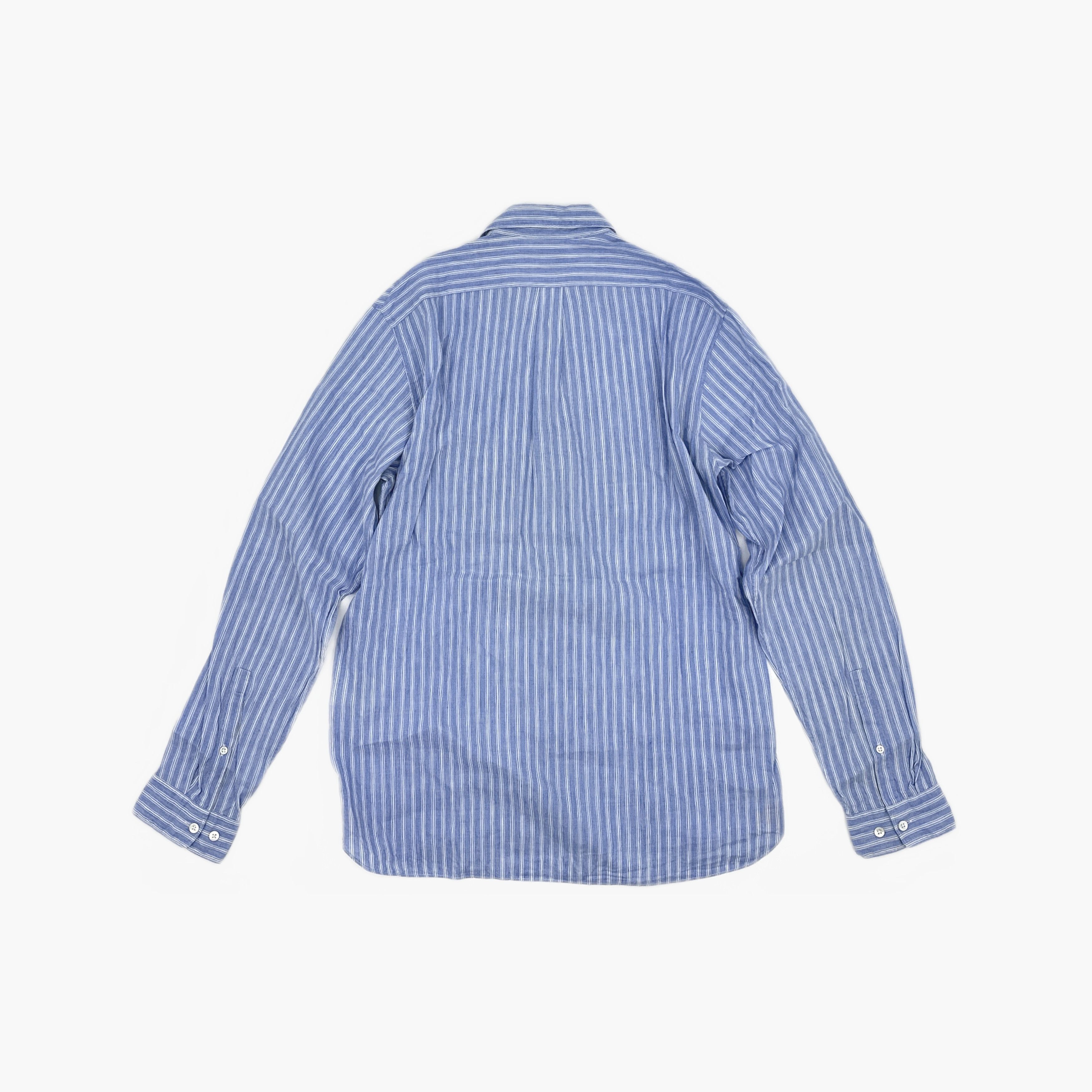 Acne Studios Acne Studios Striped Linen Cotton Shirt Size 52 Size US L / EU 52-54 / 3 - 3 Thumbnail