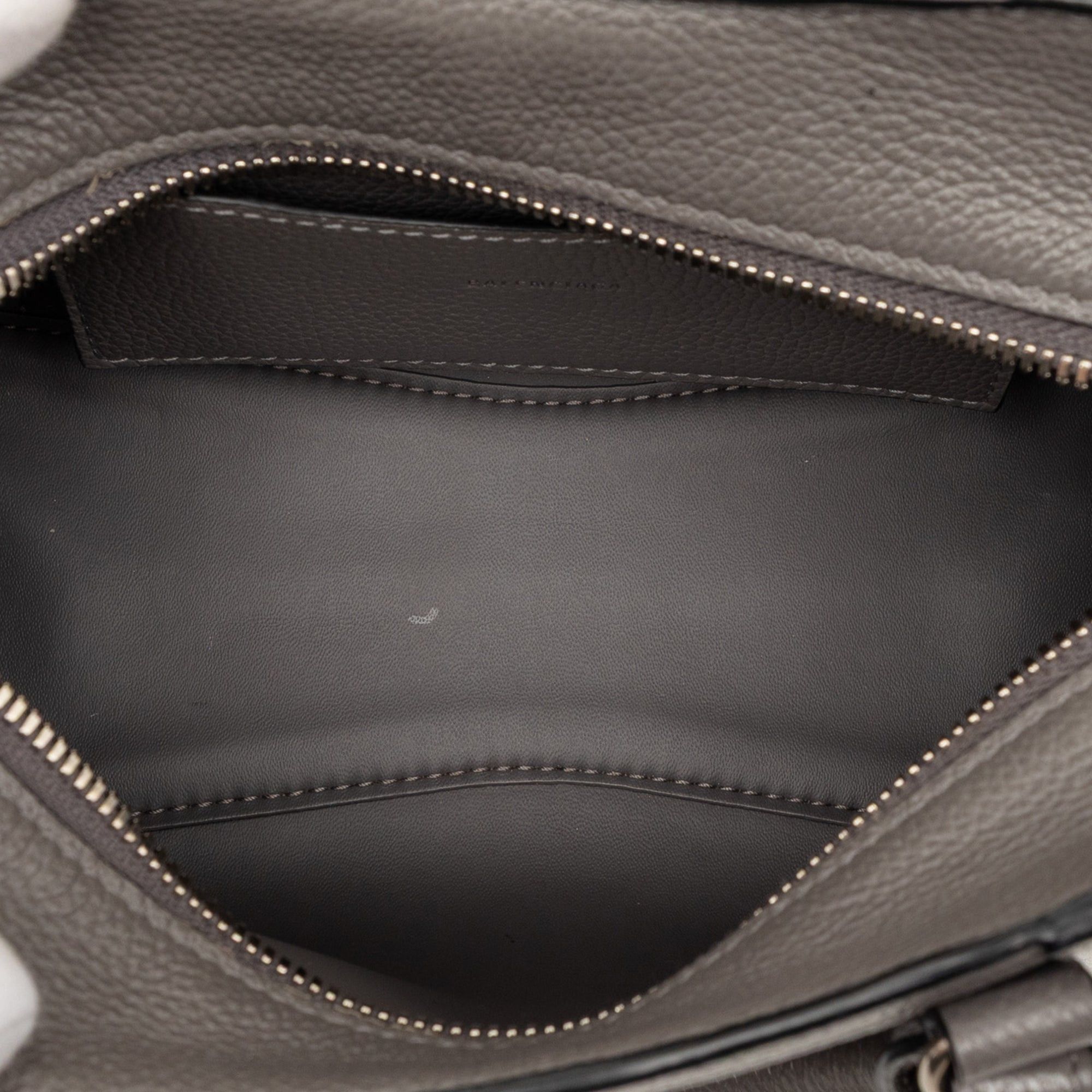 Balenciaga Mini Grained Calfskin Motocross Neo Classic City Satchel Size ONE SIZE - 4 Thumbnail